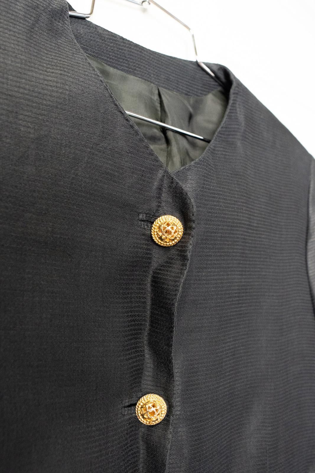 Other 90's Gianni Versace Couture Stripe Long Blazer Size M / US 6-8 / IT 42-44 - 3 Thumbnail