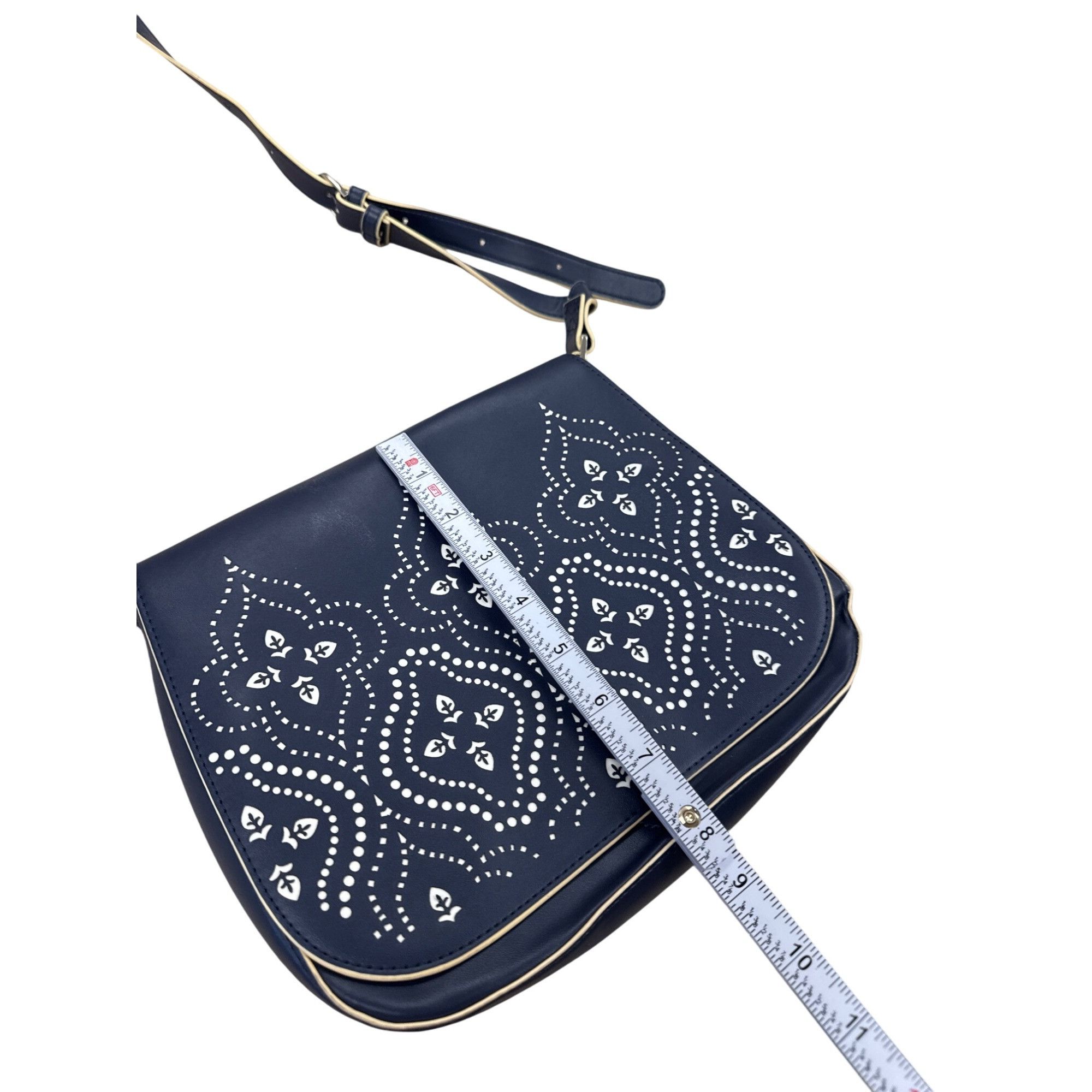 Vera Bradley Vera Bradley Womens Blue Adjustable Crossbody Purse 8x10" SK Size ONE SIZE - 6 Thumbnail