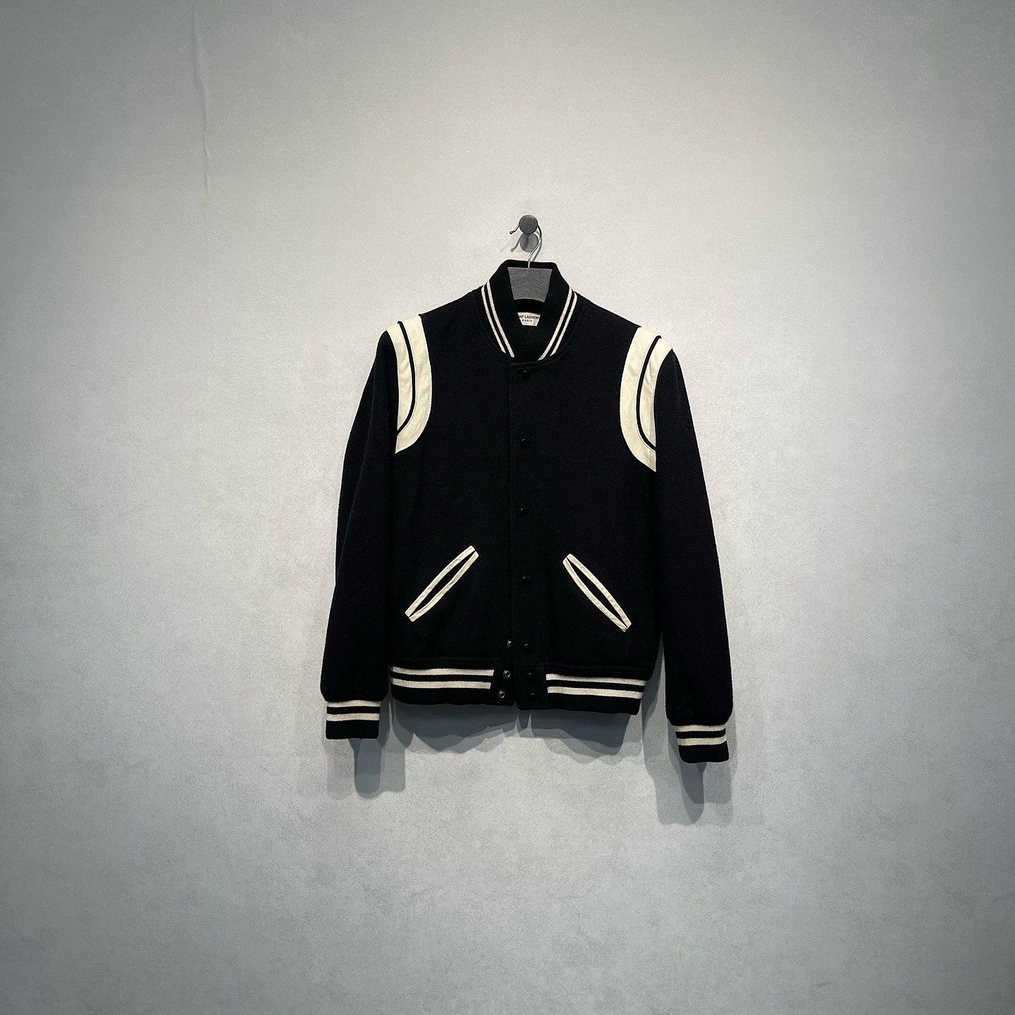 Saint Laurent Paris Saint Laurent Wool Varsity Jacket Size M Size US M / EU 48-50 / 2 - 1 Thumbnail