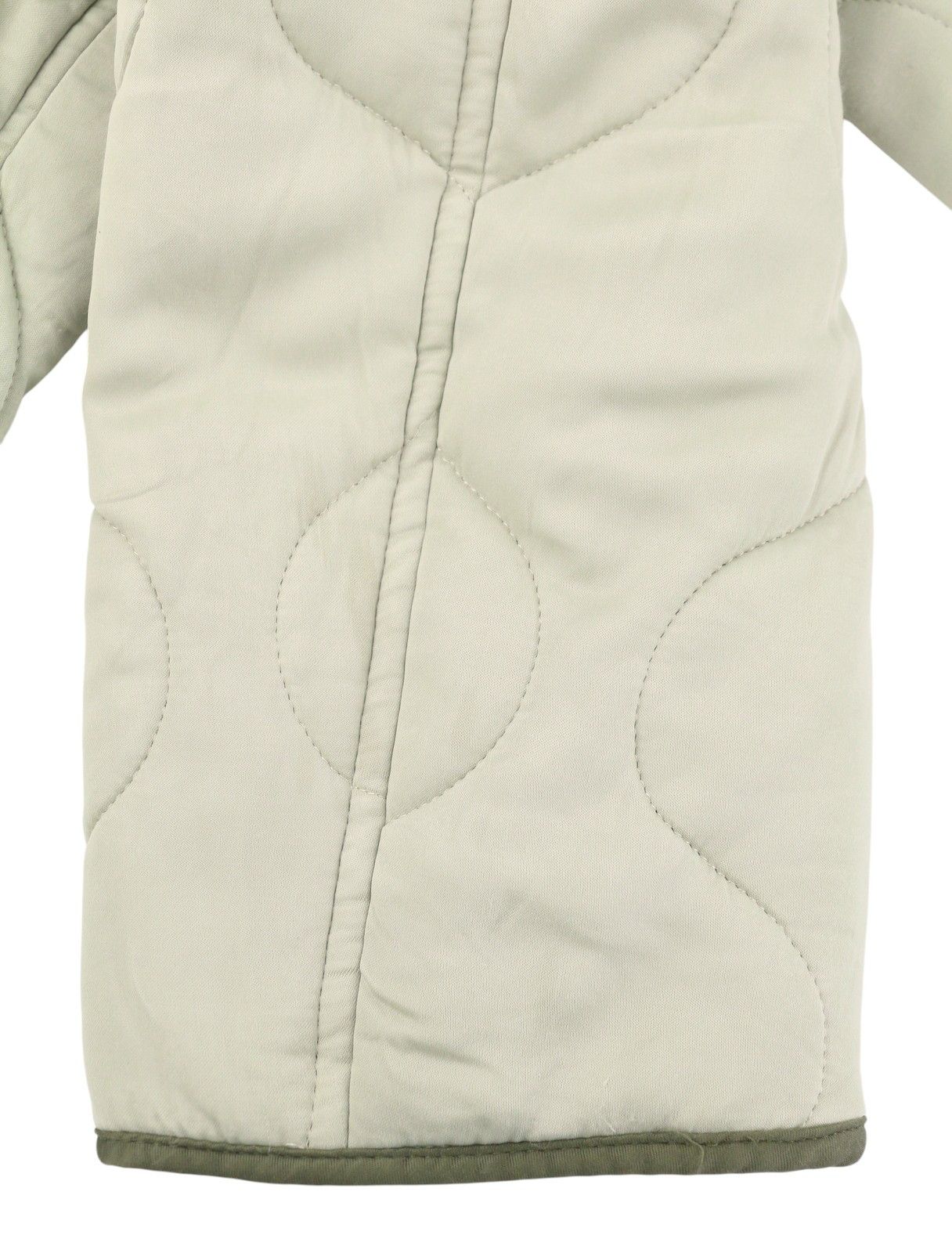 Allsaints Foxi Liner EU42 Green Quilted Button Crew Neck 86742 Size XL / US 12-14 / IT 48-50 - 14 Thumbnail