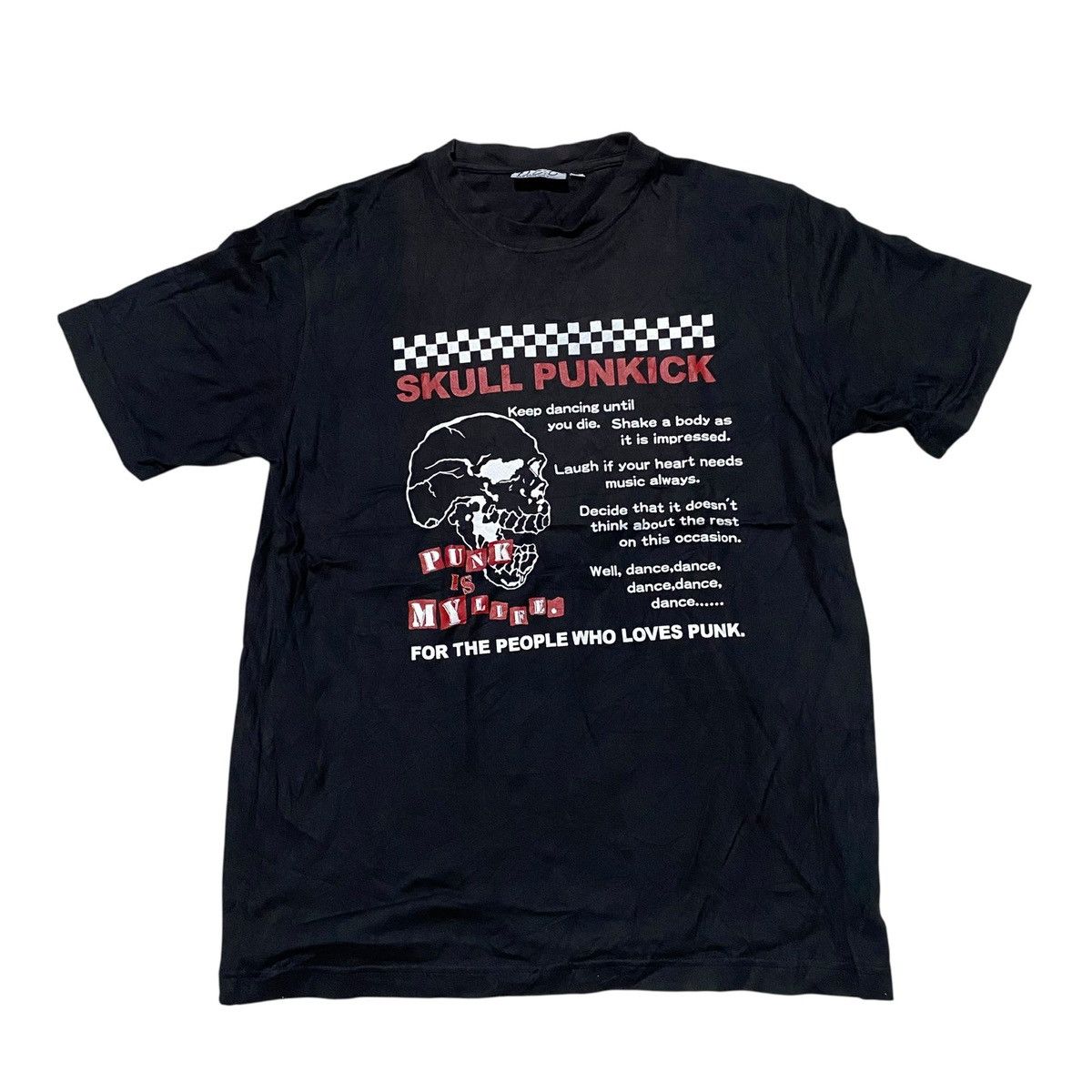 Other Old england basic skull punkick black tee Size US M / EU 48-50 / 2 - 1 Thumbnail