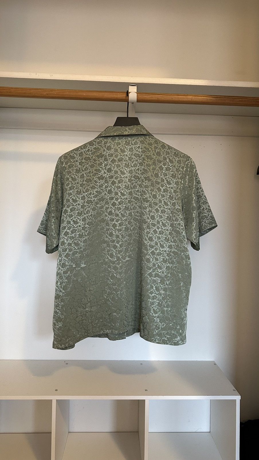 Vintage Light Green Shiny Vintage Shirt Size US S / EU 44-46 / 1 - 2 Thumbnail