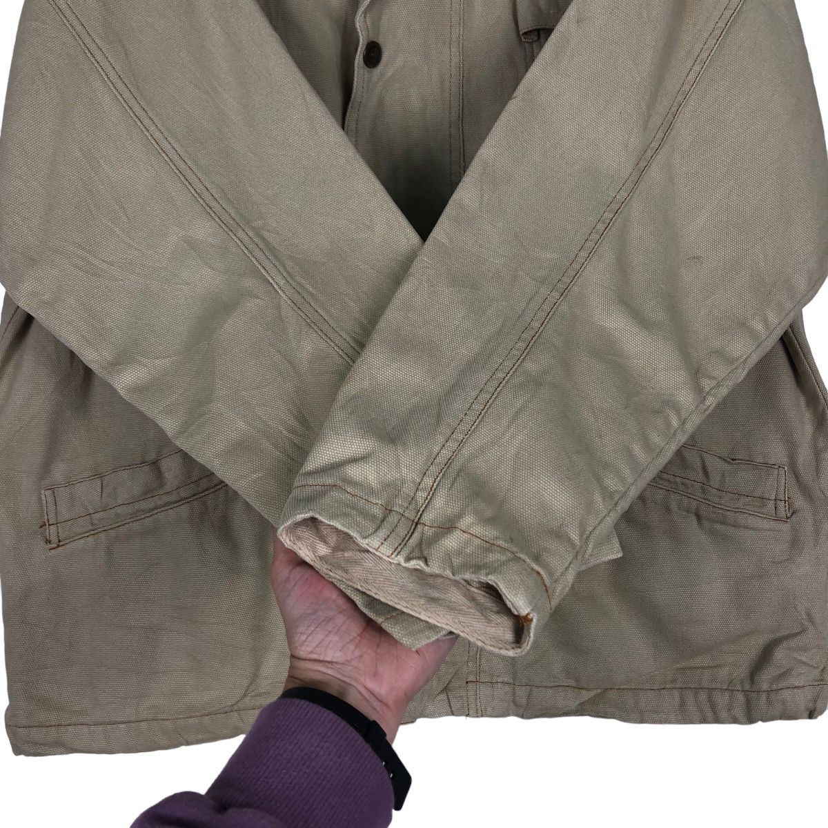 Japanese Brand Vintage Chore Jacket Inspector Colebrook Issey Miyake Japan Size US S / EU 44-46 / 1 - 9 Thumbnail
