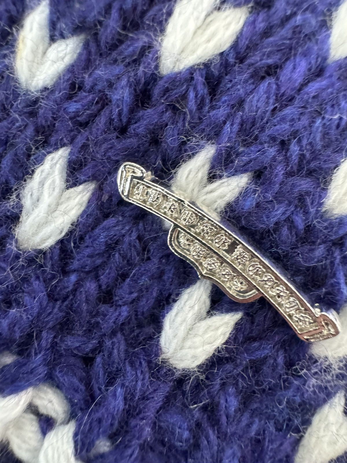 Chrome Hearts Chrome hearts cashmere patch sweater Size ONE SIZE - 4 Thumbnail