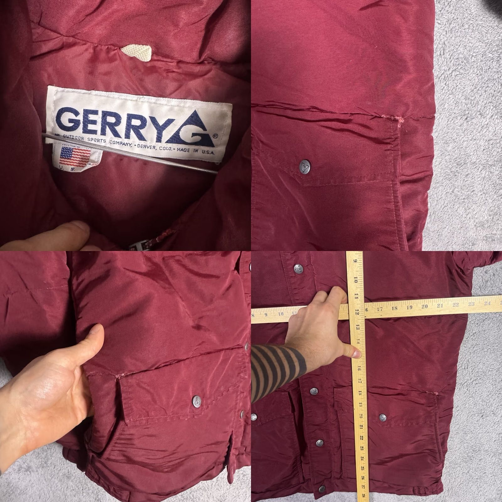Vintage VINTAGE Gerry Jacket Mens L Puffer Quilted Goose Down USA Made Coat 90s Size US L / EU 52-54 / 3 - 8 Thumbnail