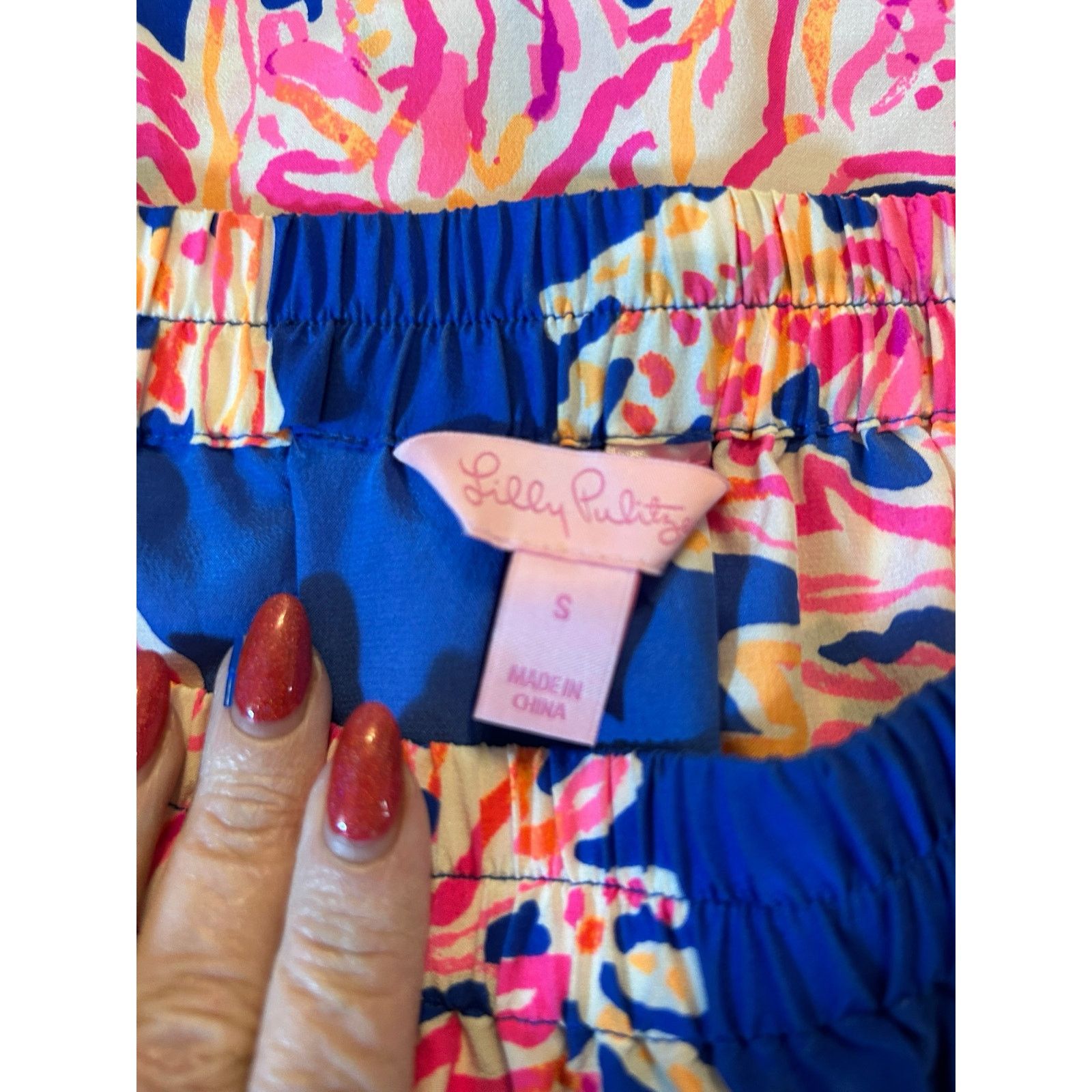 Lilly Pulitzer Lilly Pulitzer Sanilla Off The Shoulder Silk Dress- Size S Size S / US 4 / IT 40 - 2 Thumbnail