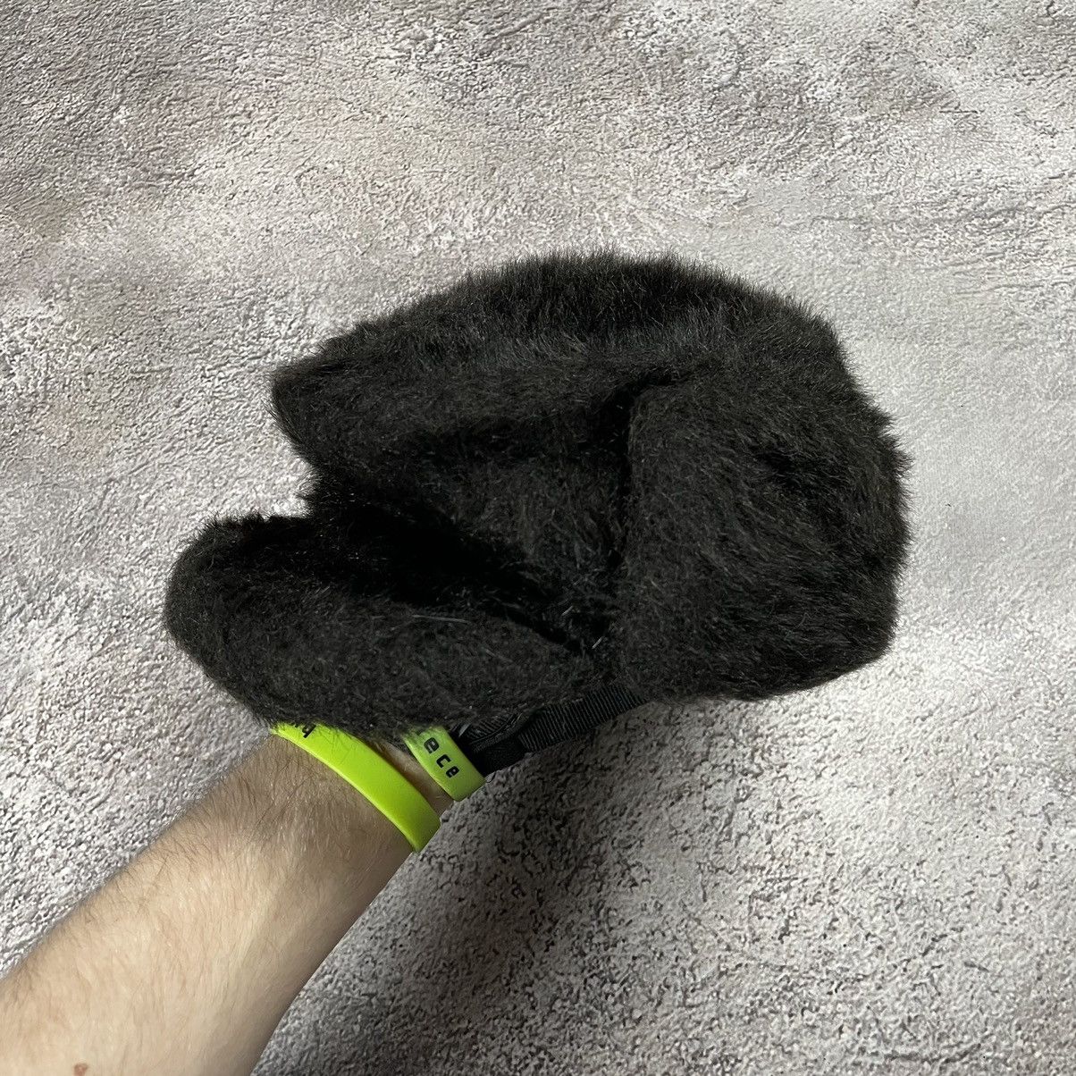 Vintage Vintage 90s Black Mohair Beanie Ushanka Grunge Alt Washed OS Size ONE SIZE - 3 Thumbnail