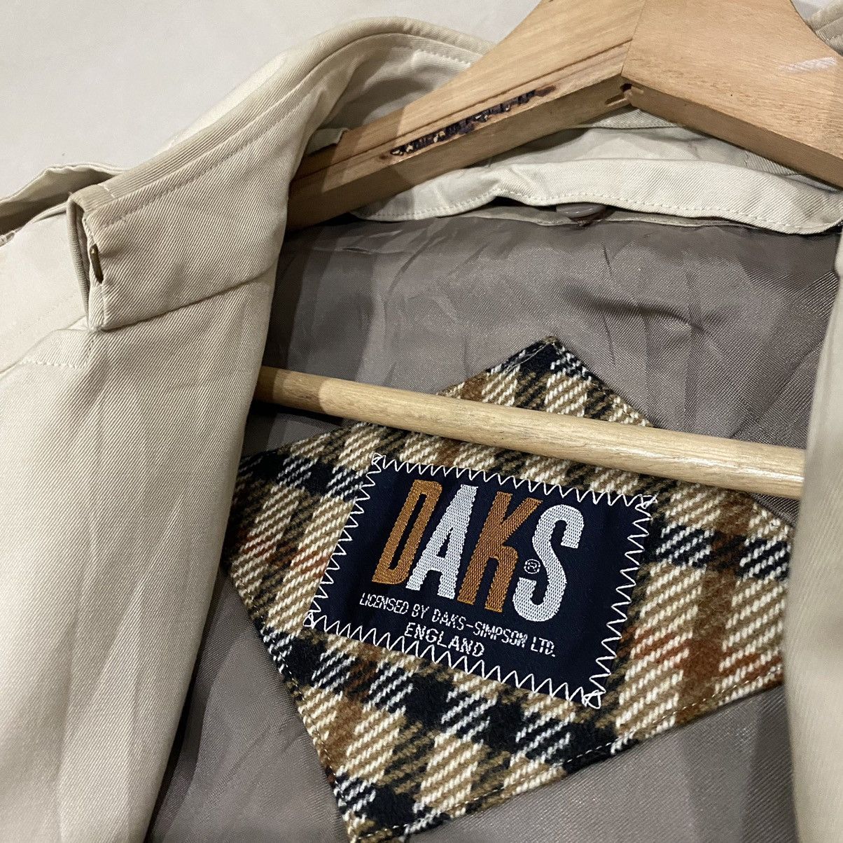 DAKS × Designer 🔥VTG DAKS LONDON ENGLAND DOUBLE BREASTED TRENCHCOATS Size US S / EU 44-46 / 1 - 13 Thumbnail