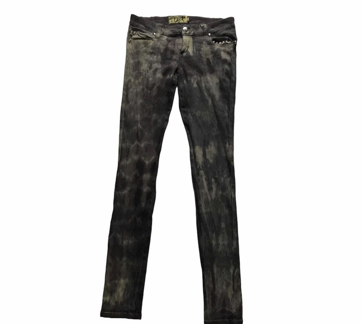 Image of Seditionaries x Tripp NYC Pants Slim Fit Tie Dye in Black, Men's (Size 30)