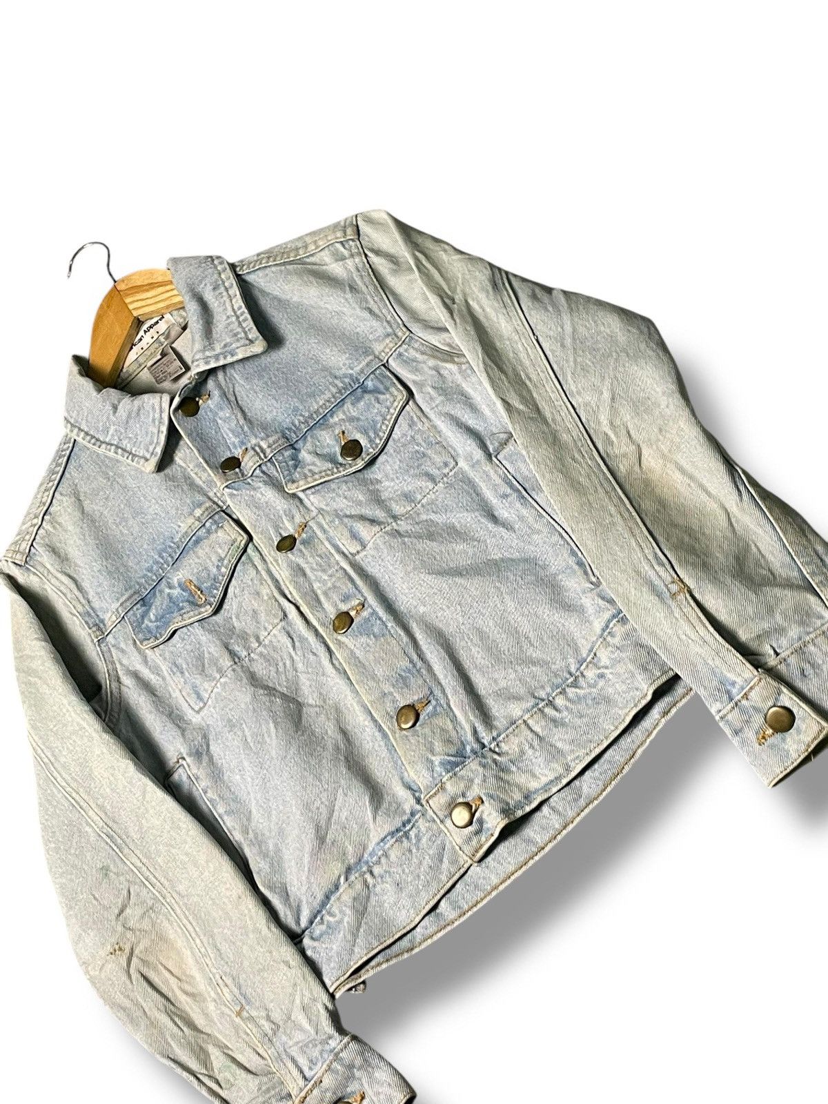 American Apparel American Apparel Denim Jacket (4) Size US XXS / EU 40 - 3 Thumbnail