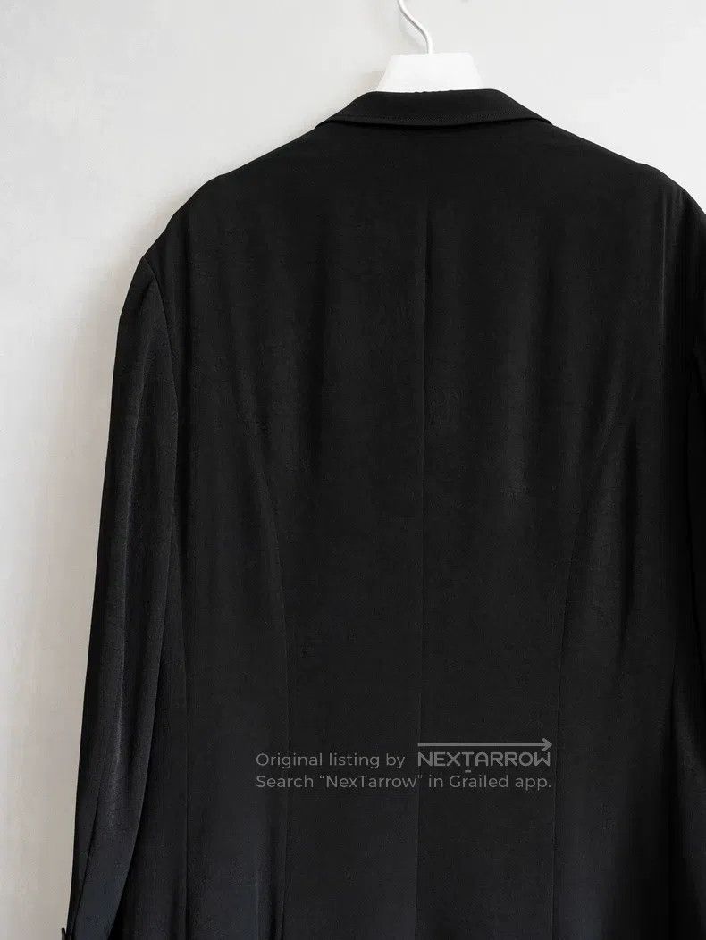 Yohji Yamamoto Yohji Yamamoto Tailcoat with pleats at the back, triacetat Size US L / EU 52-54 / 3 - 6 Thumbnail