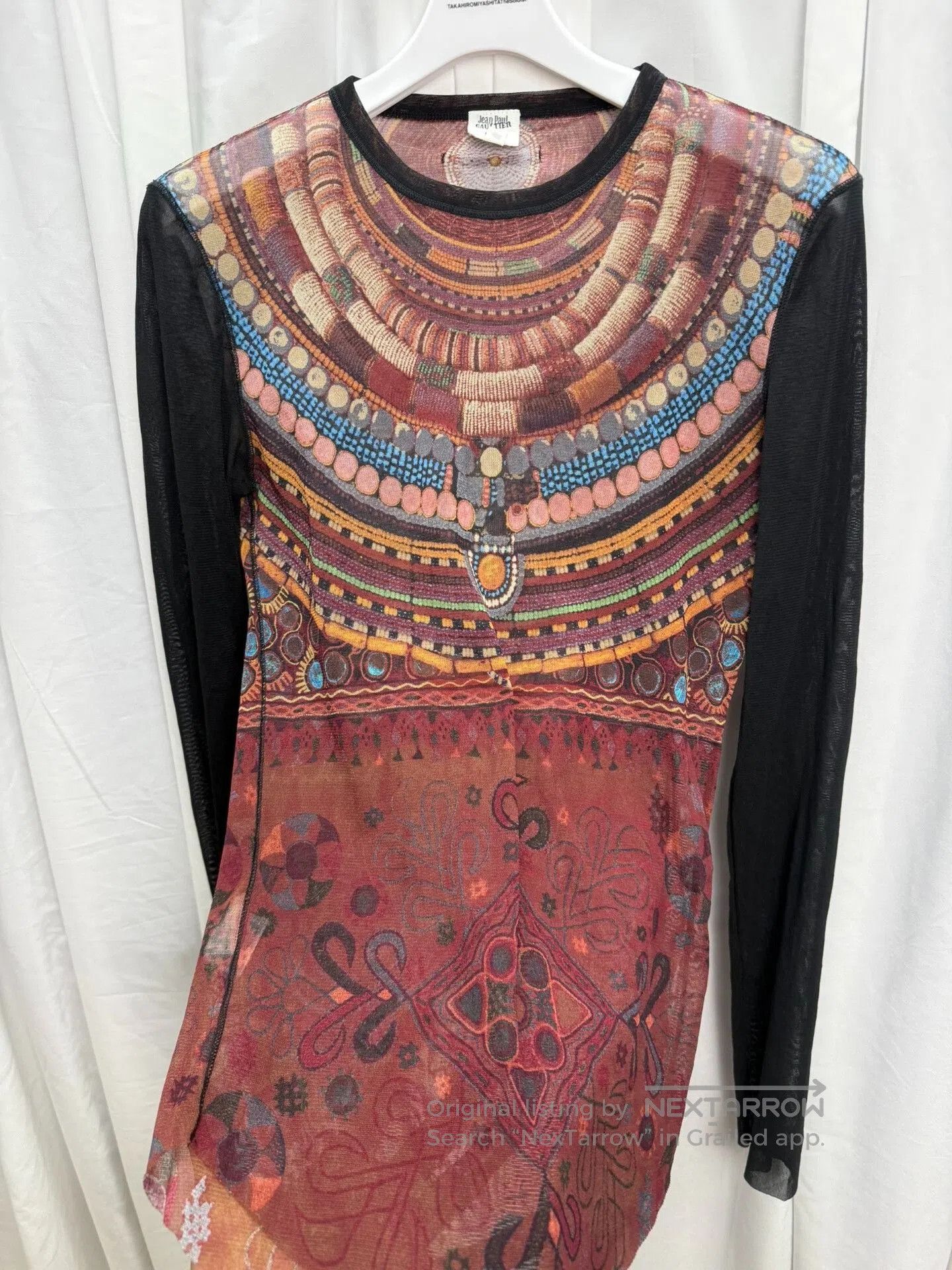 Jean Paul Gaultier Jean Paul Gaultier Mesh Beaded Top. Size L / US 10 / IT 46 - 5 Thumbnail