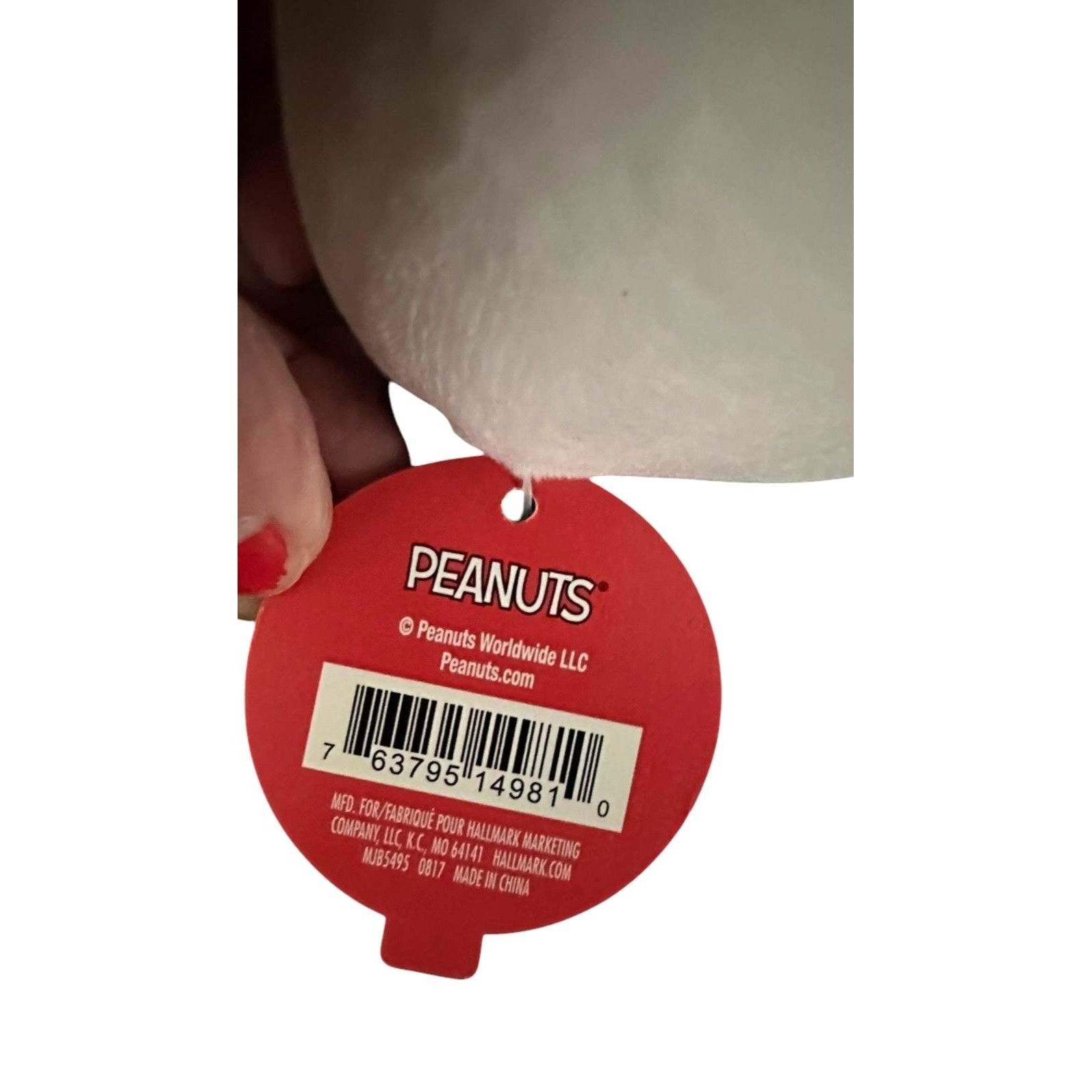 Handmade Peanuts Snoopy Plush Ornament Hallmark Fluffballs NWT Toy Do Size ONE SIZE - 9 Thumbnail