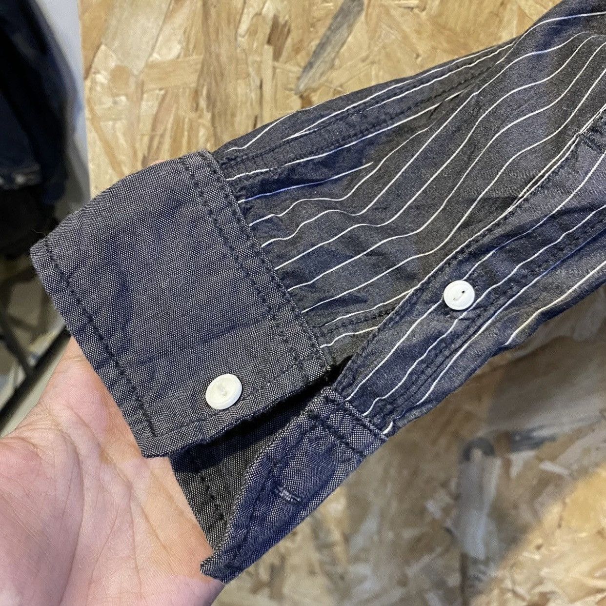 Japanese Brand × Jun Takahashi × Vintage Vintage Jun Men X Benson Button Ups Size US L / EU 52-54 / 3 - 6 Thumbnail