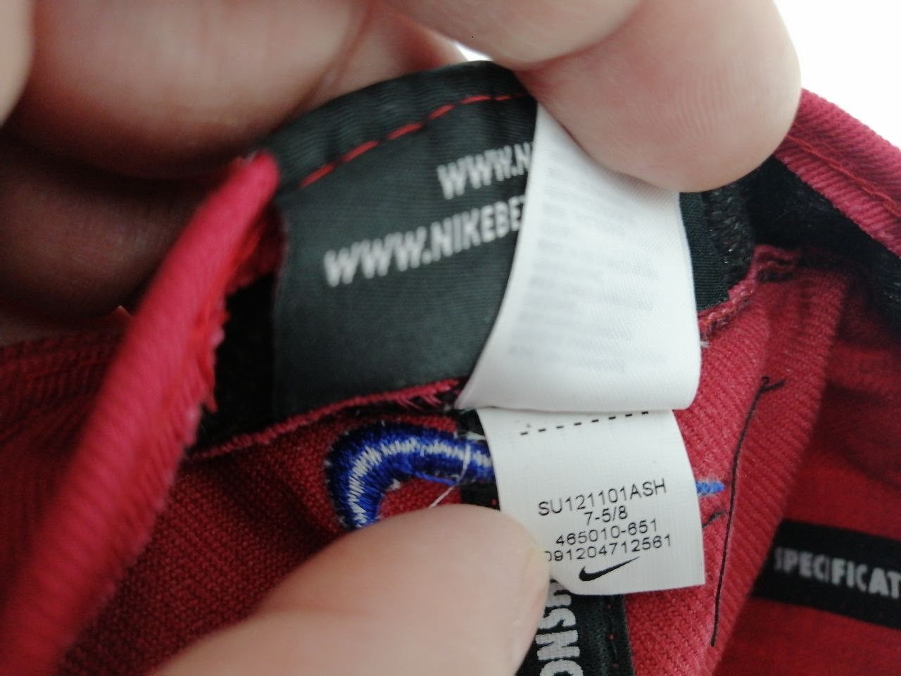 Nike × Vintage Nike FCB Auth True Cap Size 7 5/8 61 cm Size ONE SIZE - 7 Thumbnail