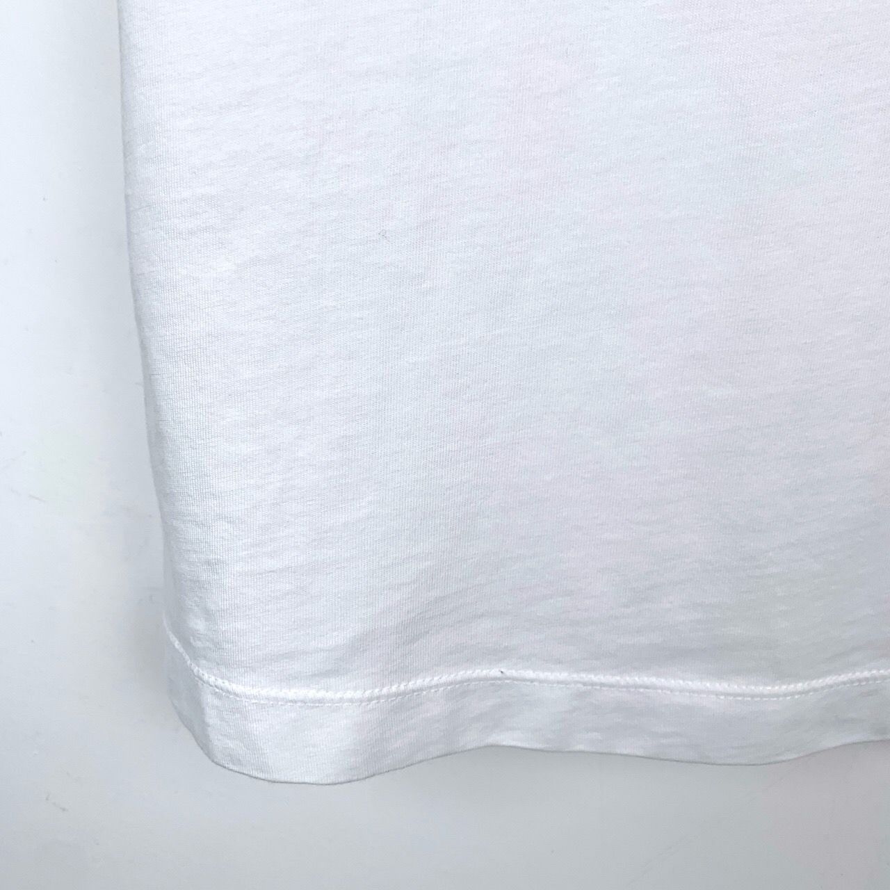 Balenciaga [Balenciaga] Eco-Friendly Print Round-Neck White Cotton Shor Size XS / US 0-2 / IT 36-38 - 5 Thumbnail
