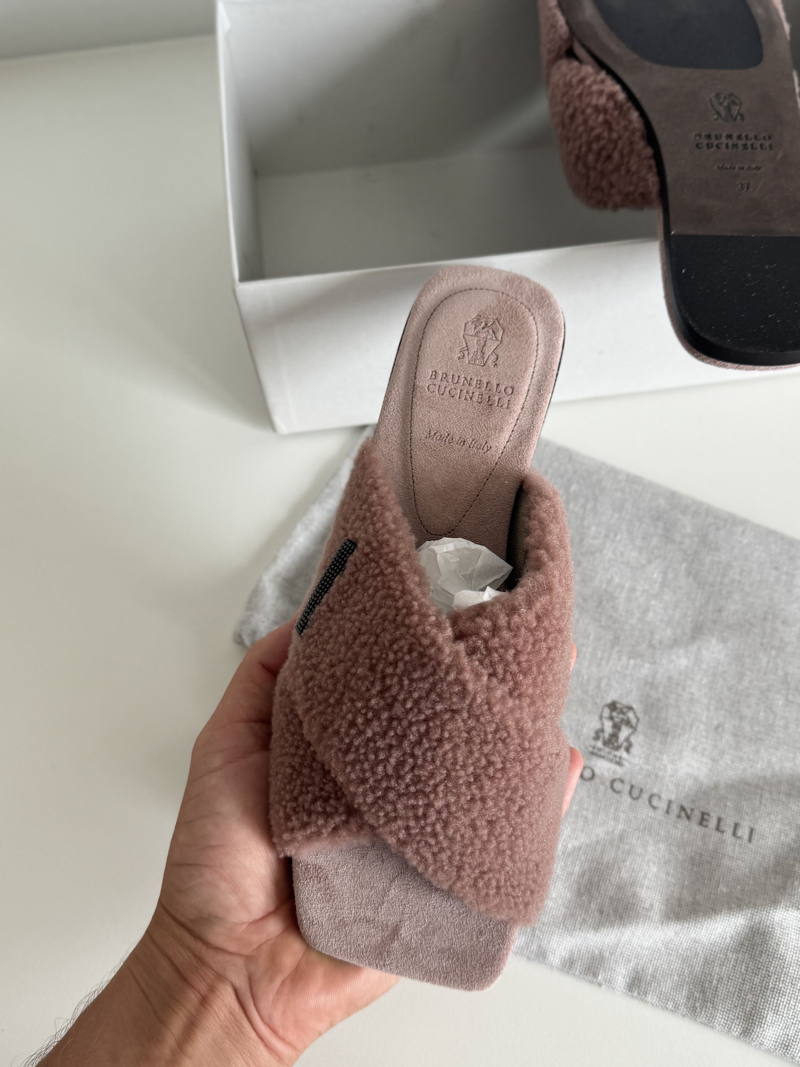 Brunello Cucinelli Brunello Cucinelli Mules | size 37 | new Size US 7 / IT 37 - 7 Thumbnail
