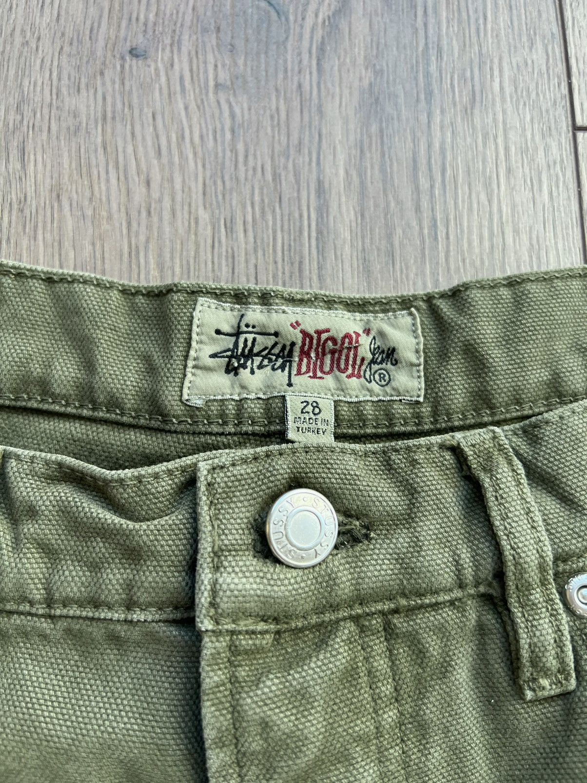 Stussy Stussy Big Ol Jean Olive Green 28 Size US 28 / EU 44 - 4 Thumbnail