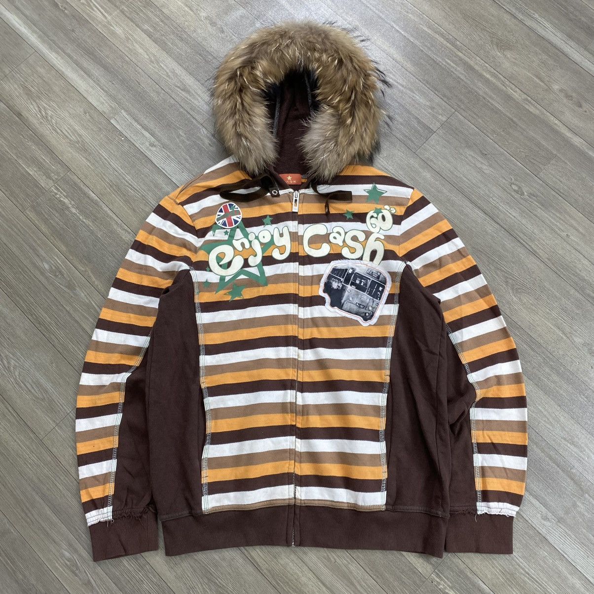 Japanese Brand 2000's Over Fur Hoodie HBA LGB Style | Grailed