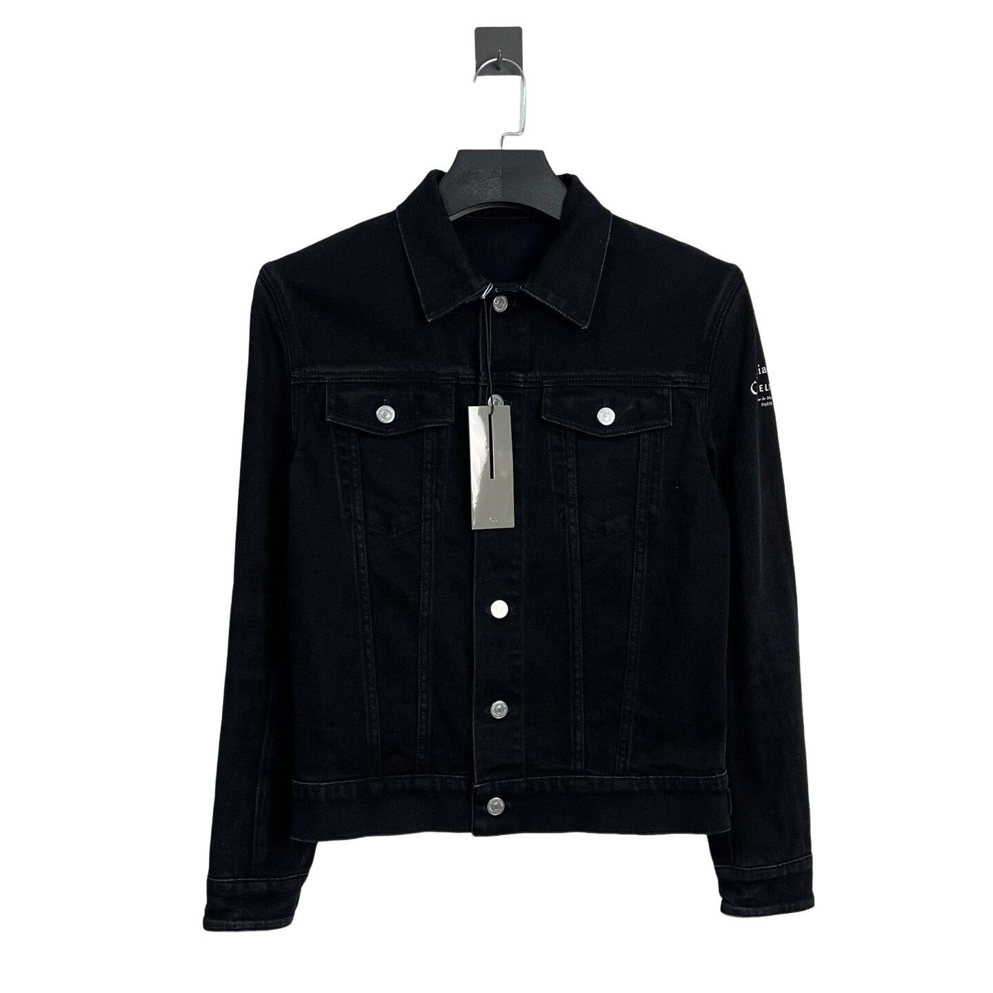 Dior Dior Homme By Hedi Black Distressed Denim Jacket Size 46