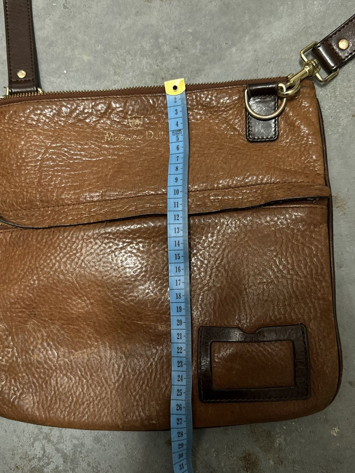Massimo Dutti Massimo Dutti vintage leather bag real leather rare 90s 00s Size ONE SIZE - 3 Thumbnail