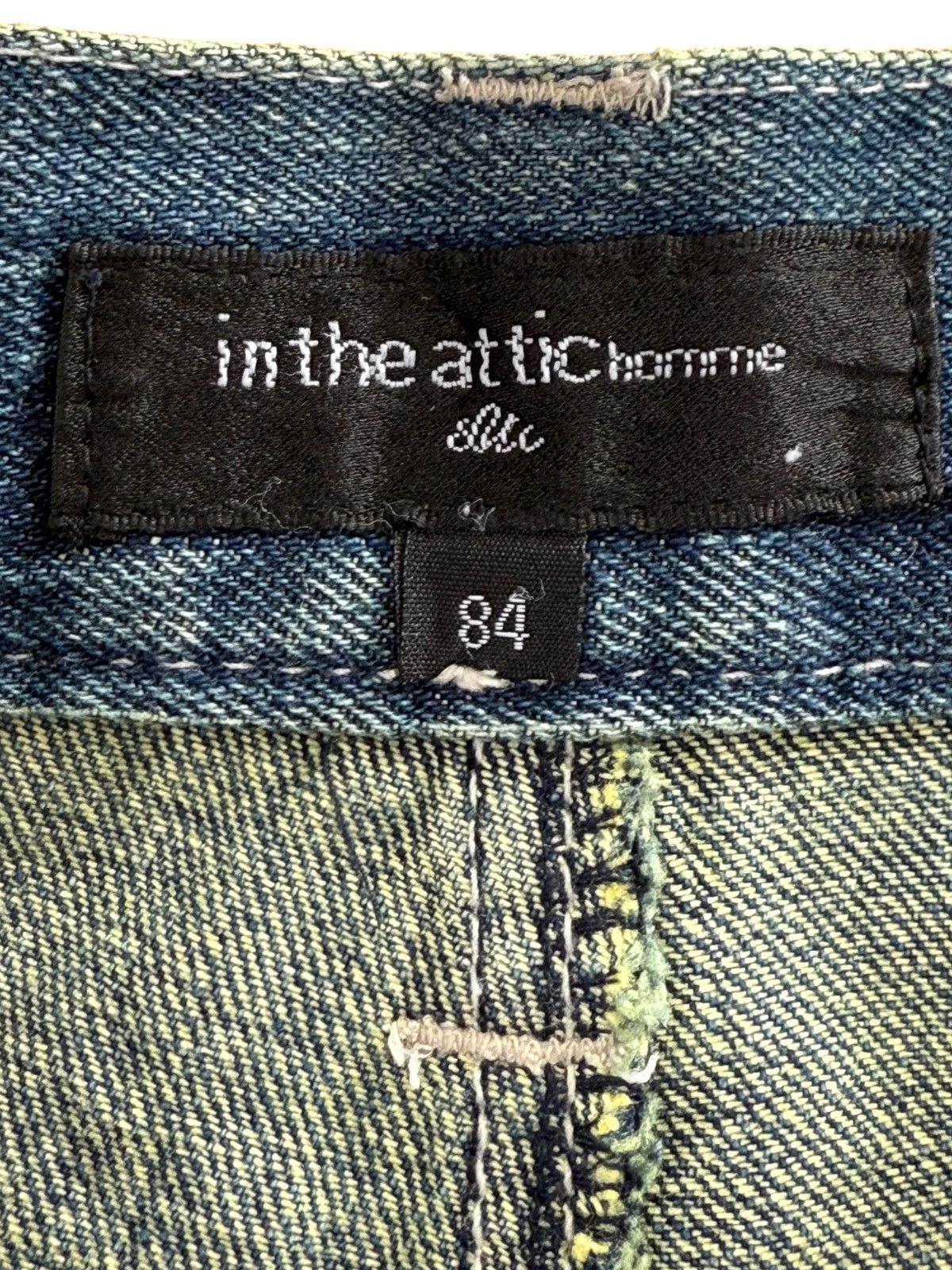 In The Attic In The Attic Multipocket Grunge Distreesed Loose Jeans Size US 35 - 8 Thumbnail