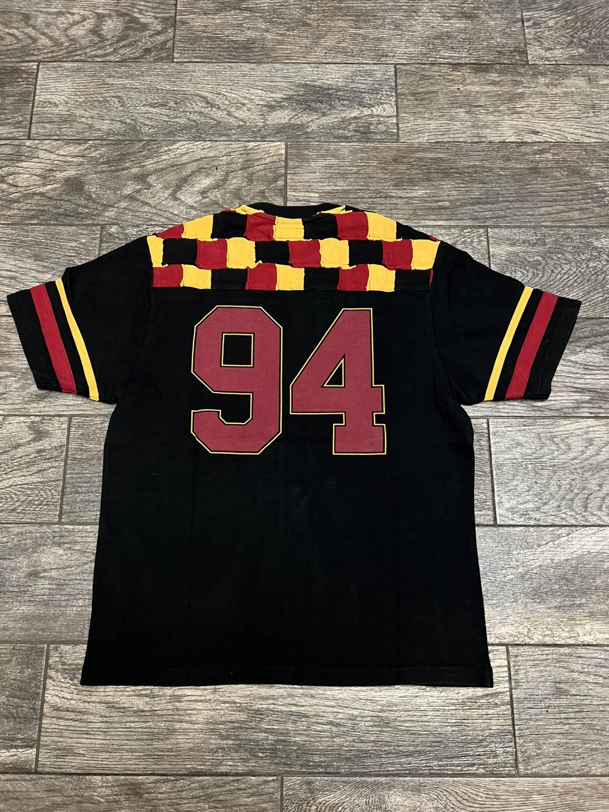 Supreme Supreme Patchwork Yoke Football Top (Size Small