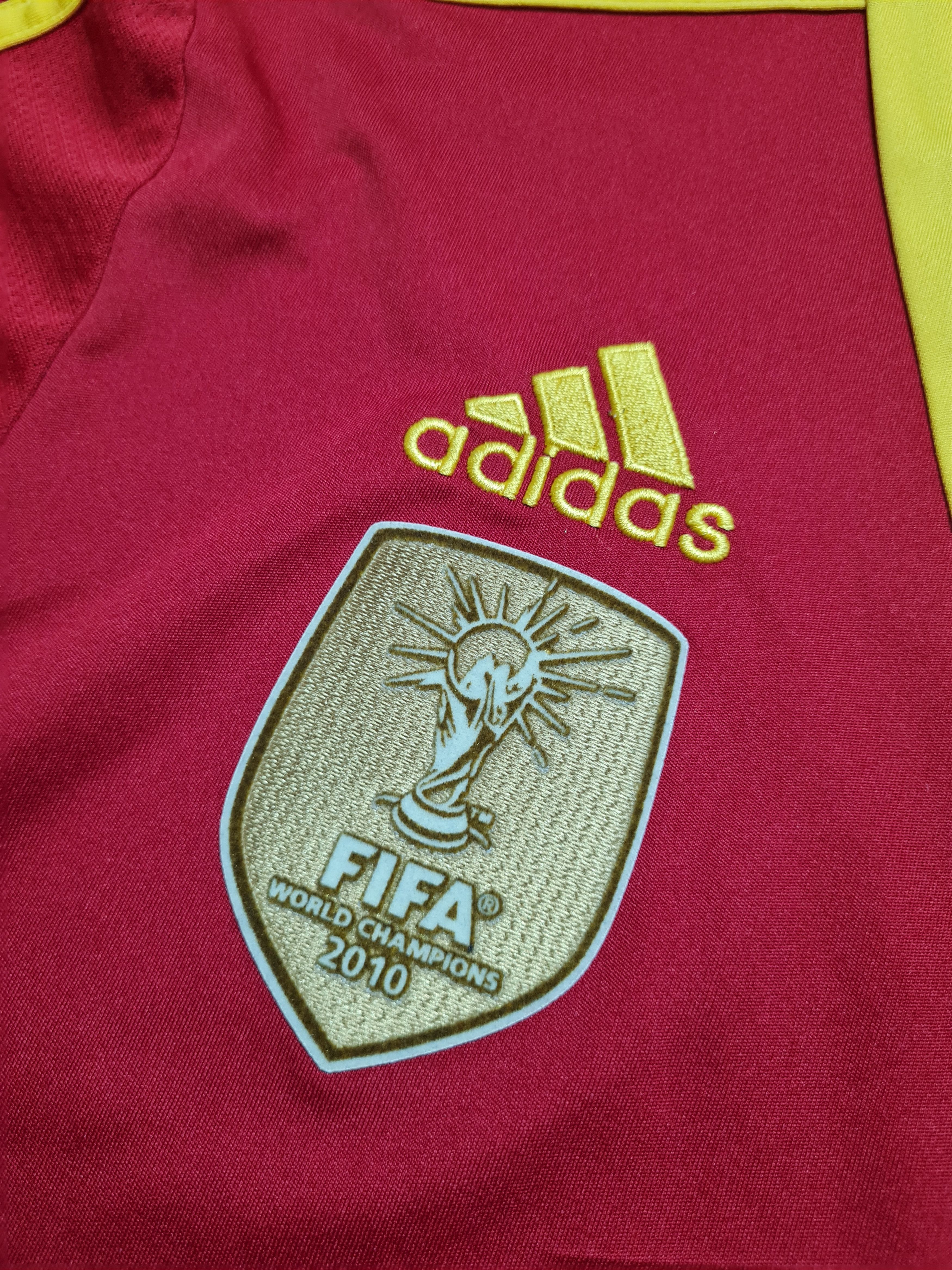 Adidas Spain World Cup 2012/13 Adidas shirt Camiseta Espana X53272 Size US L / EU 52-54 / 3 - 5 Thumbnail