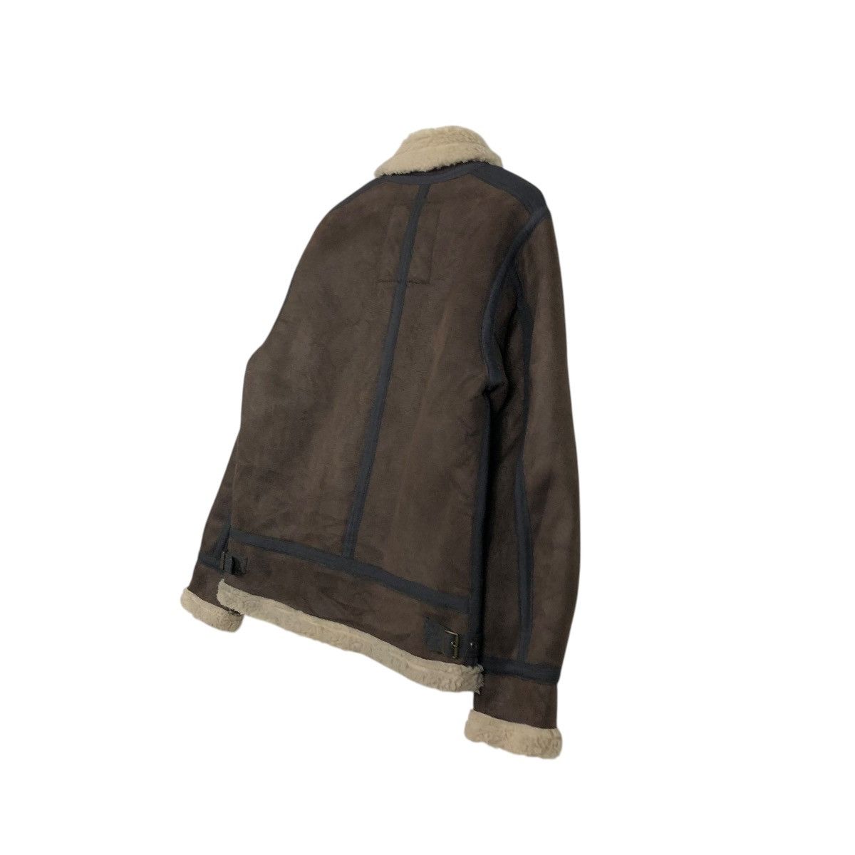 Alpha Industries VINTAGE SHEARLING LEATHER SHEEPSKIN JACKET ALPHA INDUSTRIES Size US L / EU 52-54 / 3 - 12 Thumbnail