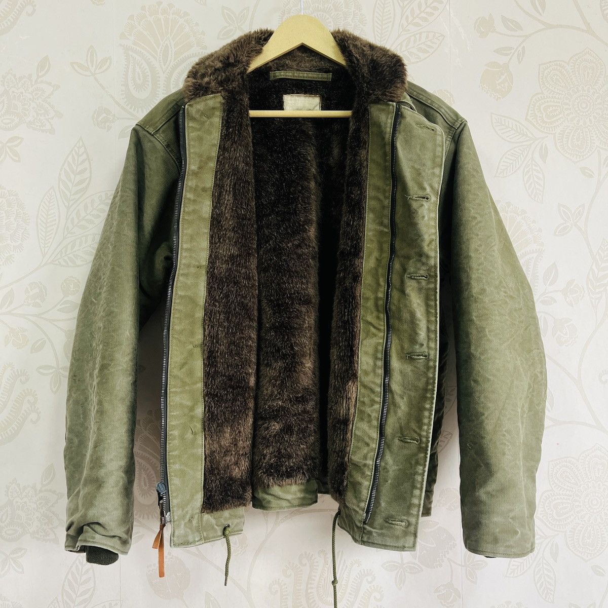 Buzz Rickson's × Toyo Enterprises Navy Department True Vintage 70s USN N-1 Military Jacket Size US L / EU 52-54 / 3 - 14 Thumbnail