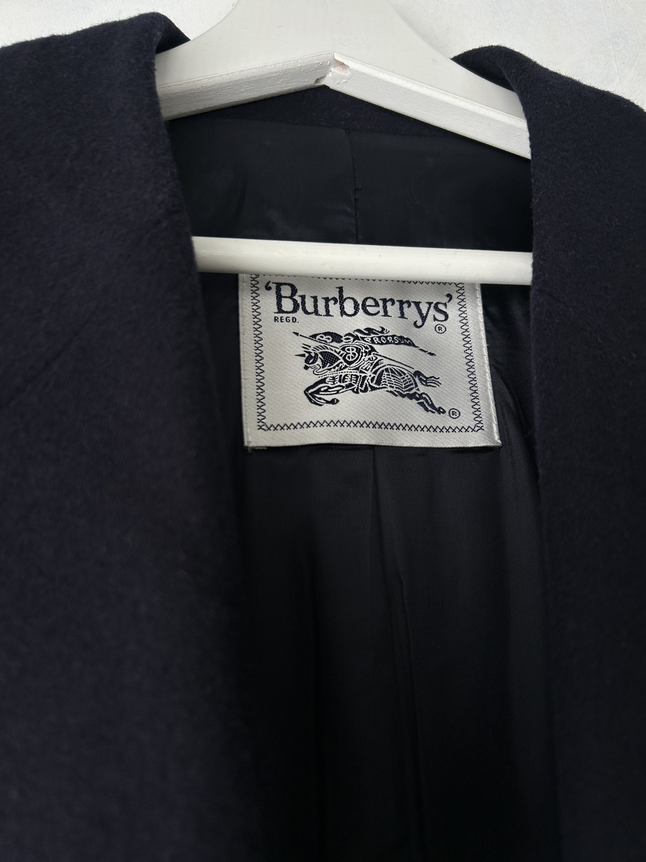 Burberry Burberrys Double-Breasted Wool Blazer with Gold Buttons Size L / US 10 / IT 46 - 4 Thumbnail