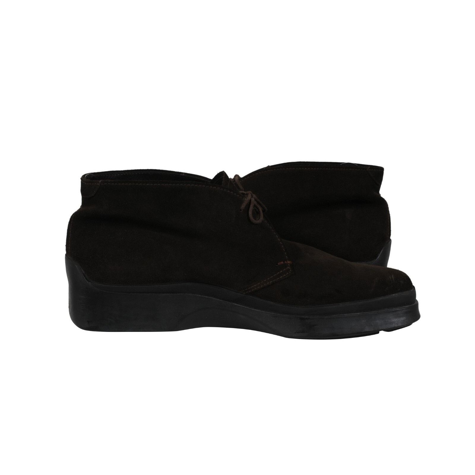 Prada Vintage 2000s Chukka Boots Brown Suede - 02473 Size US 13 / EU 46 - 7 Thumbnail