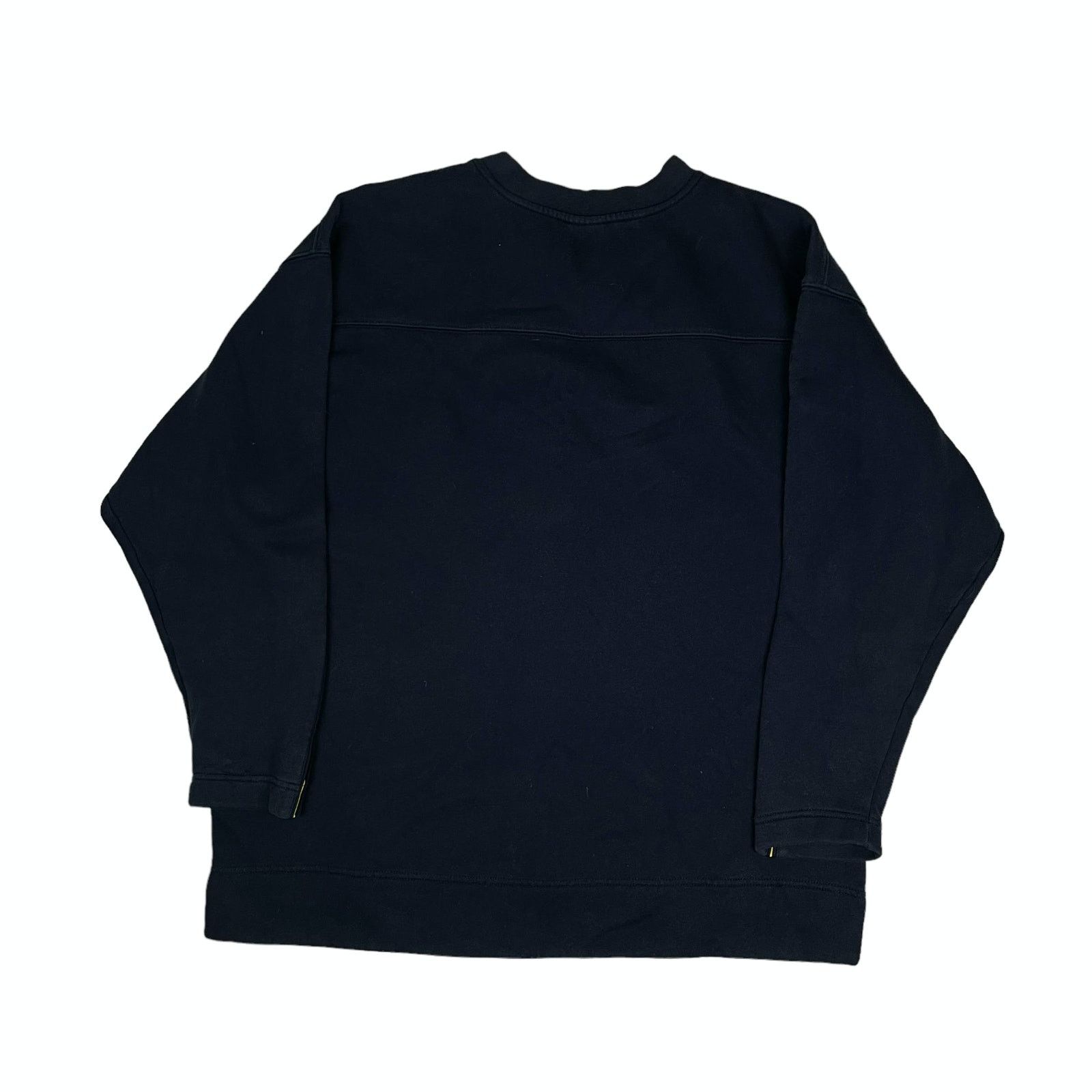 Nike × Vintage Nike Men's Blue Cotton Spellout Pullover Sweatshirt Large Size US L / EU 52-54 / 3 - 7 Thumbnail