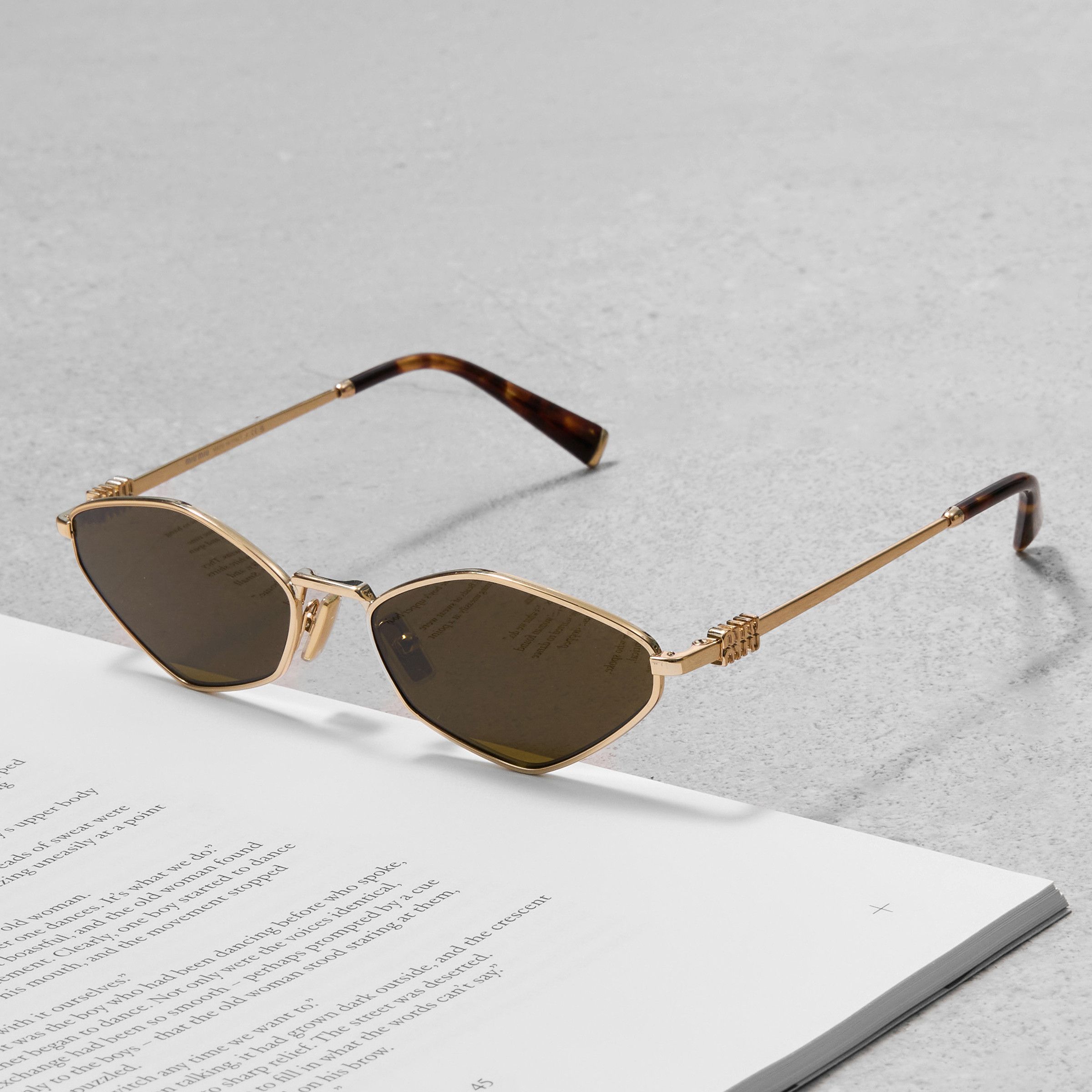 Miu Miu MIU MIU MU 56ZS 5AK09Z Sunglasses Size ONE SIZE - 3 Thumbnail