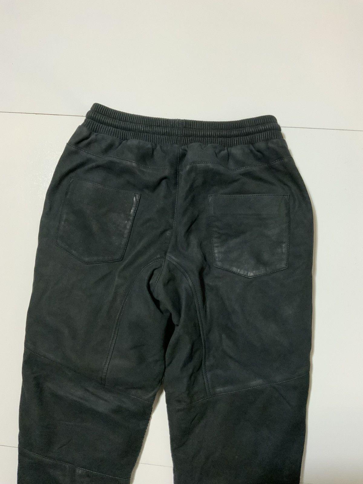 Designer Autark Rough Concept Berlin Lamb Leather Biker Moto Pants Size US 32 / EU 48 - 10 Thumbnail