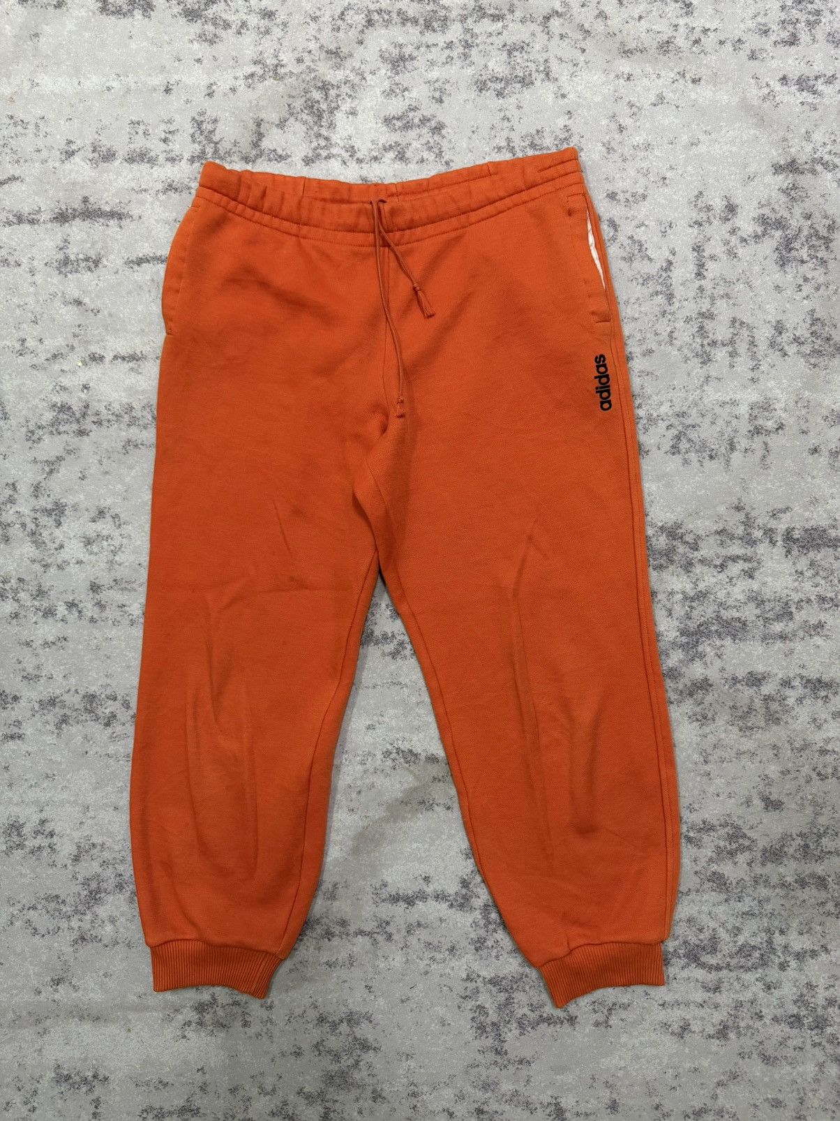 Adidas Vintage 90s Adidas Spellout Embroidery Sweat Pants Size US 31 - 3 Thumbnail