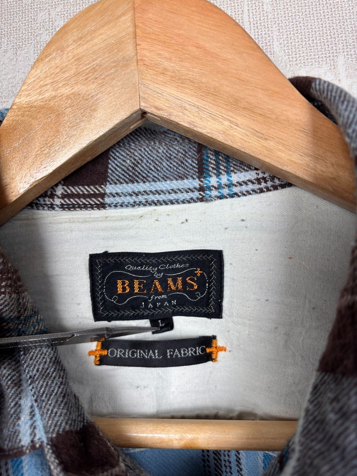 Beams Plus Beams Plus Flannel Shirt Pockets Size fits to M-L Size US M / EU 48-50 / 2 - 7 Thumbnail