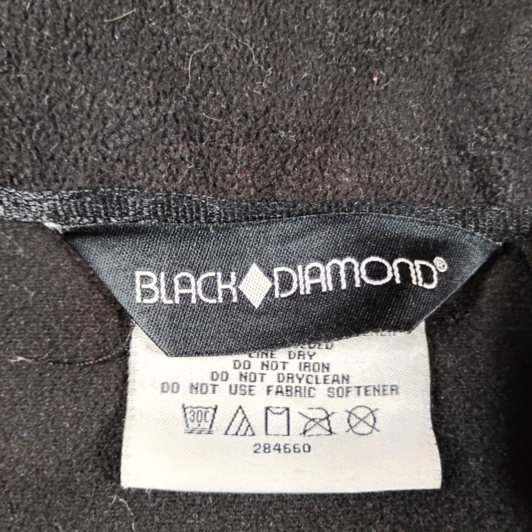 Black Diamond Black Diamond Mens Softshell Jacket Black Fleece Lined Full Zip Large Size US L / EU 52-54 / 3 - 3 Thumbnail