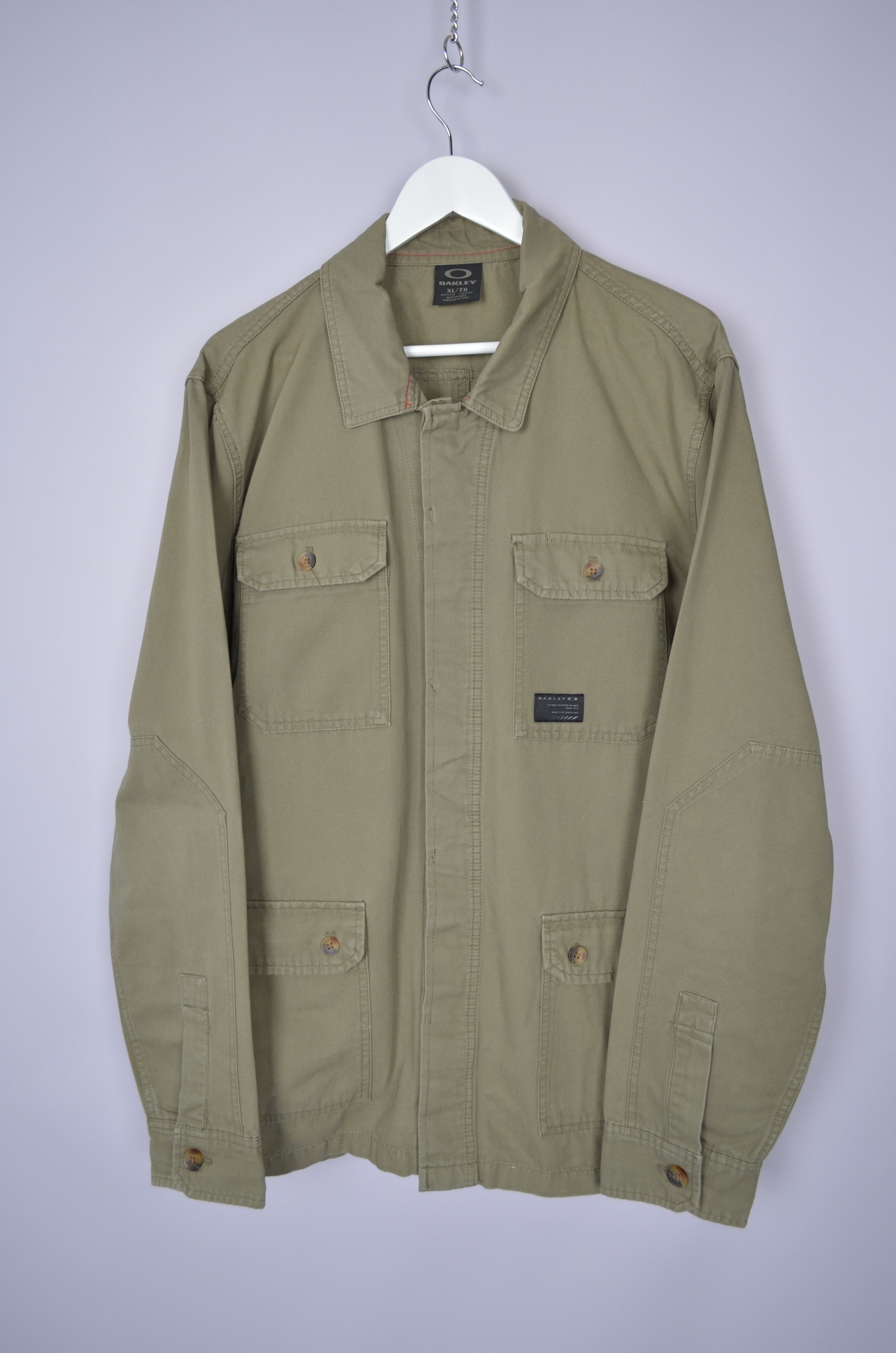 Oakley × Vintage Oakley The Dawn Khaki Olive Jacket Chore Coat Size XL Size US XL / EU 56 / 4 - 1 Thumbnail