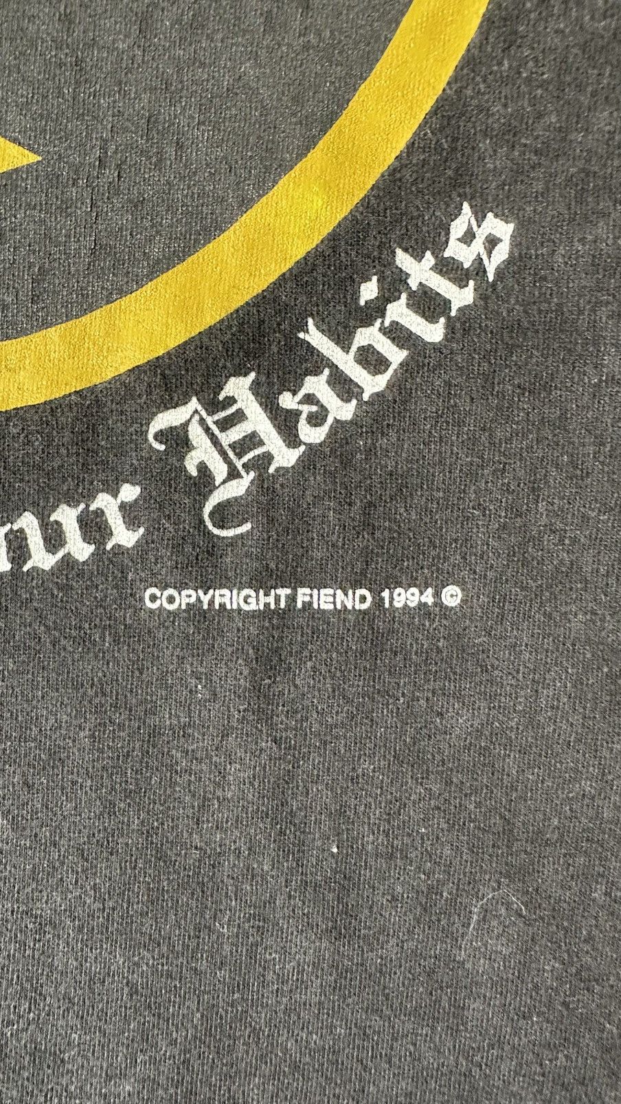 Vintage VINTAGE FIEND SPORTS APPAREL 1994 DRUGS STREETWEAR TEE Size US L / EU 52-54 / 3 - 3 Thumbnail