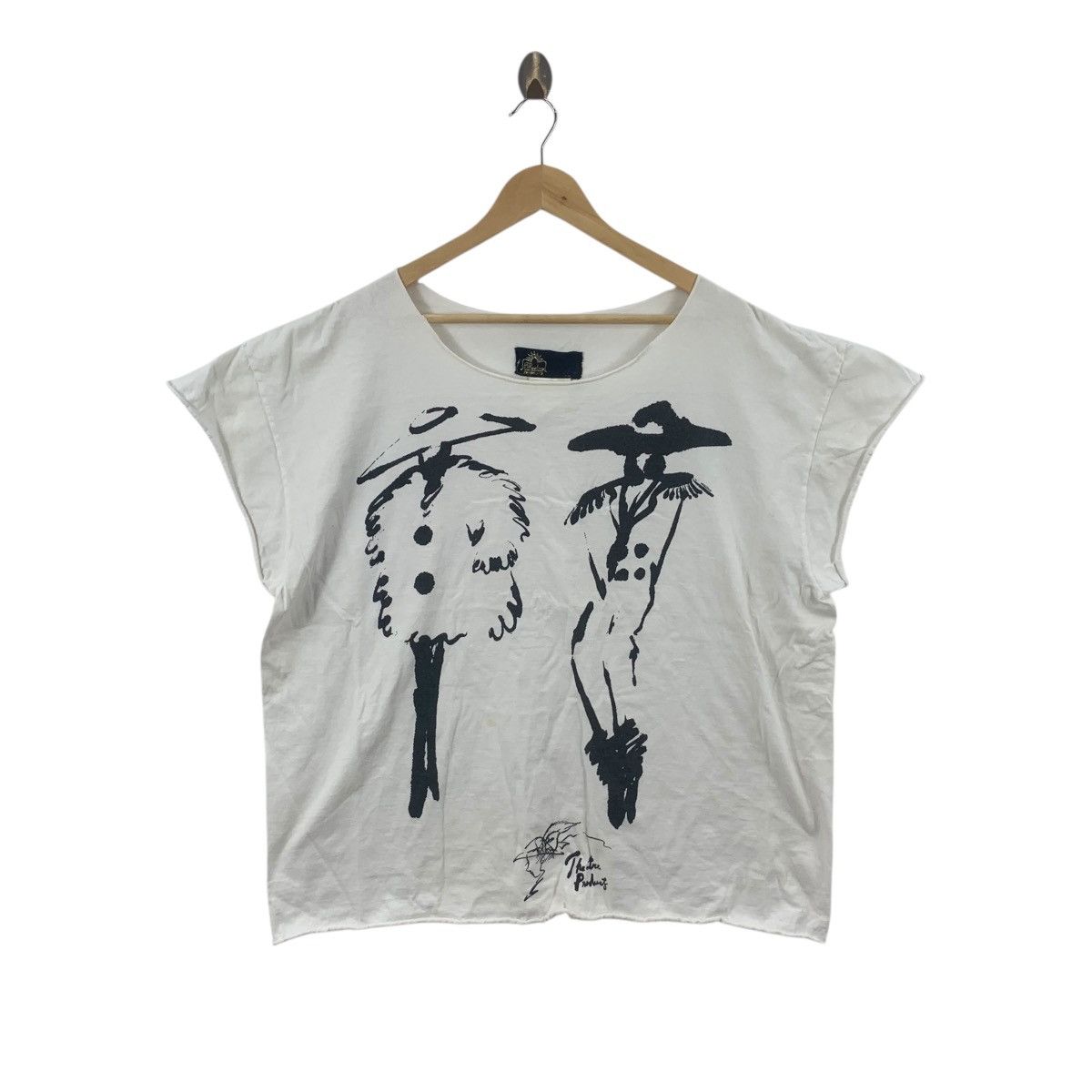 Vintage Vintage THEATRE PRODUCTS SHIBUYA Fashion Art Tee Shirt Top Size XXL / US 16-18 / IT 52-54 - 1 Thumbnail