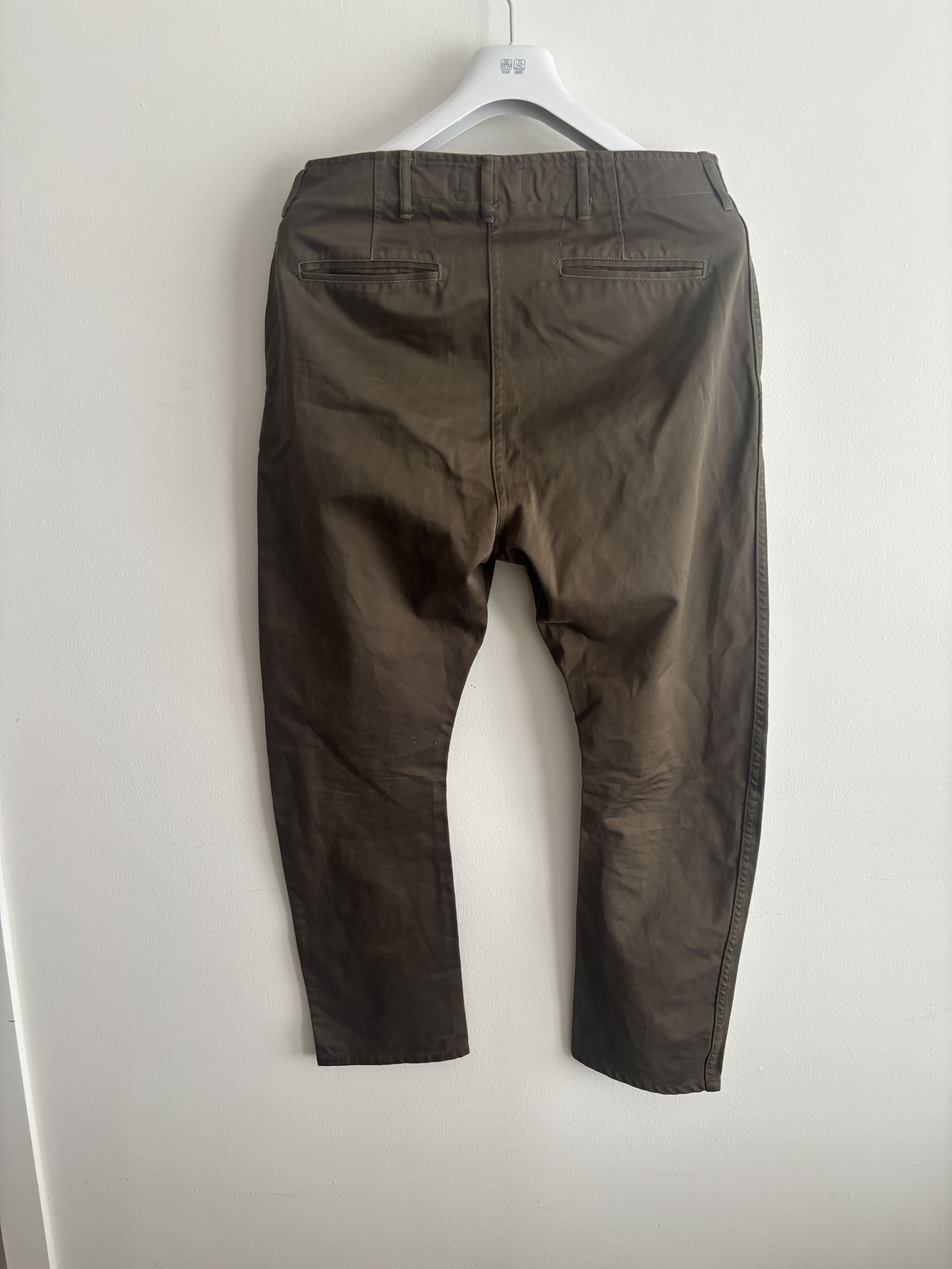 Wings + Horns $200 5 Pocket Button Fly Olive Green Chinos - 32 x 27.5 Size US 32 / EU 48 - 5 Thumbnail