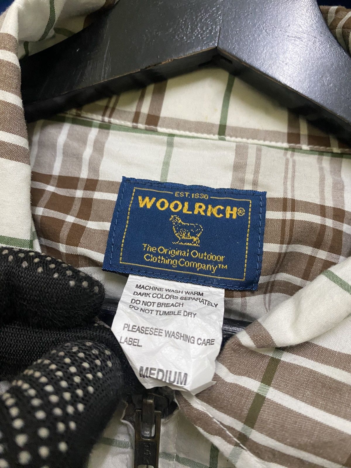 Woolrich Woolen Mills VINTAGE Y2K WOOLRICH PLAID ZIPPER SHIRT Size US M / EU 48-50 / 2 - 4 Thumbnail