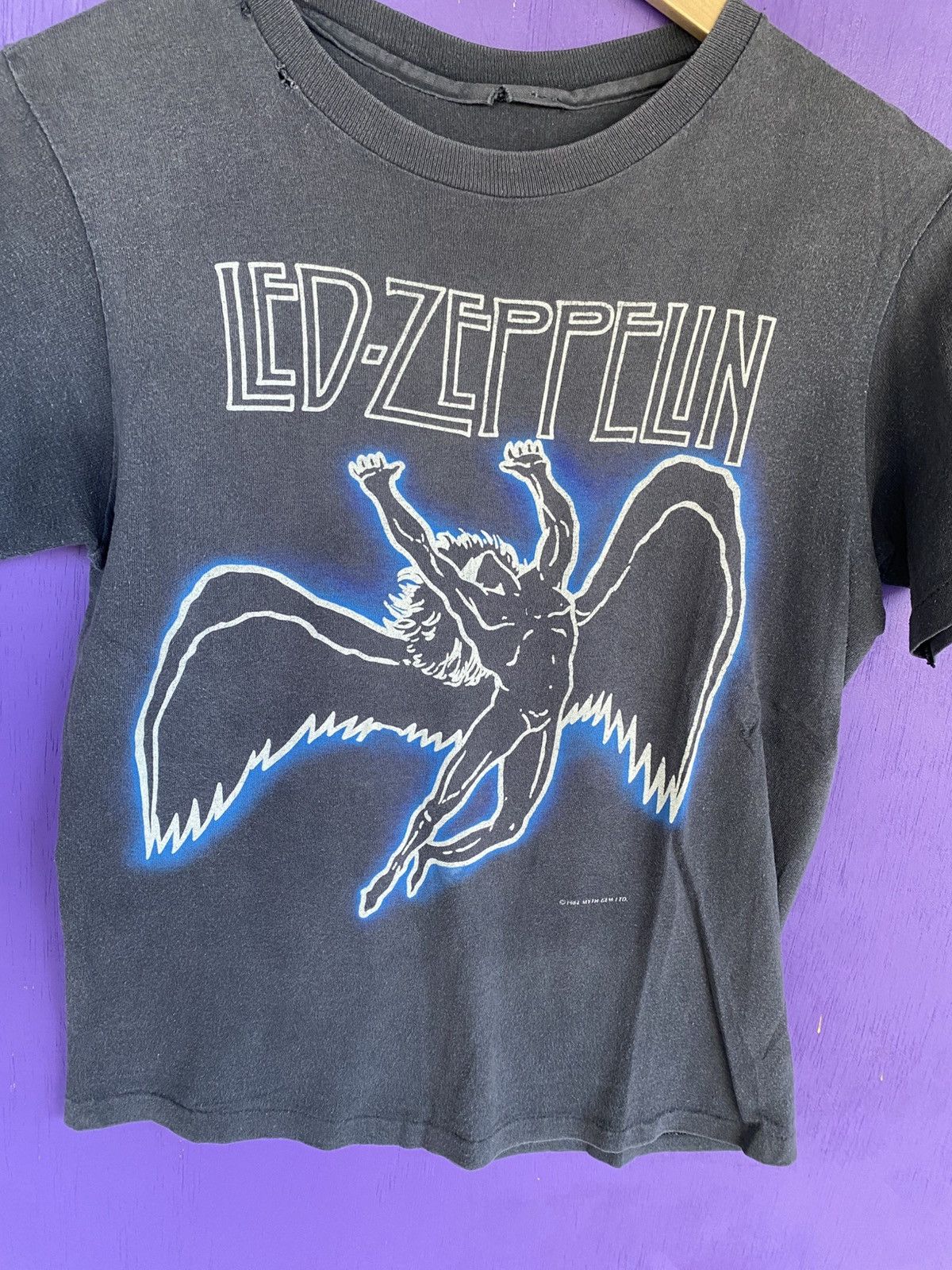 Band Tees Vintage 1984 Led Zeppelin faded tour tee Size US S / EU 44-46 / 1 - 3 Thumbnail