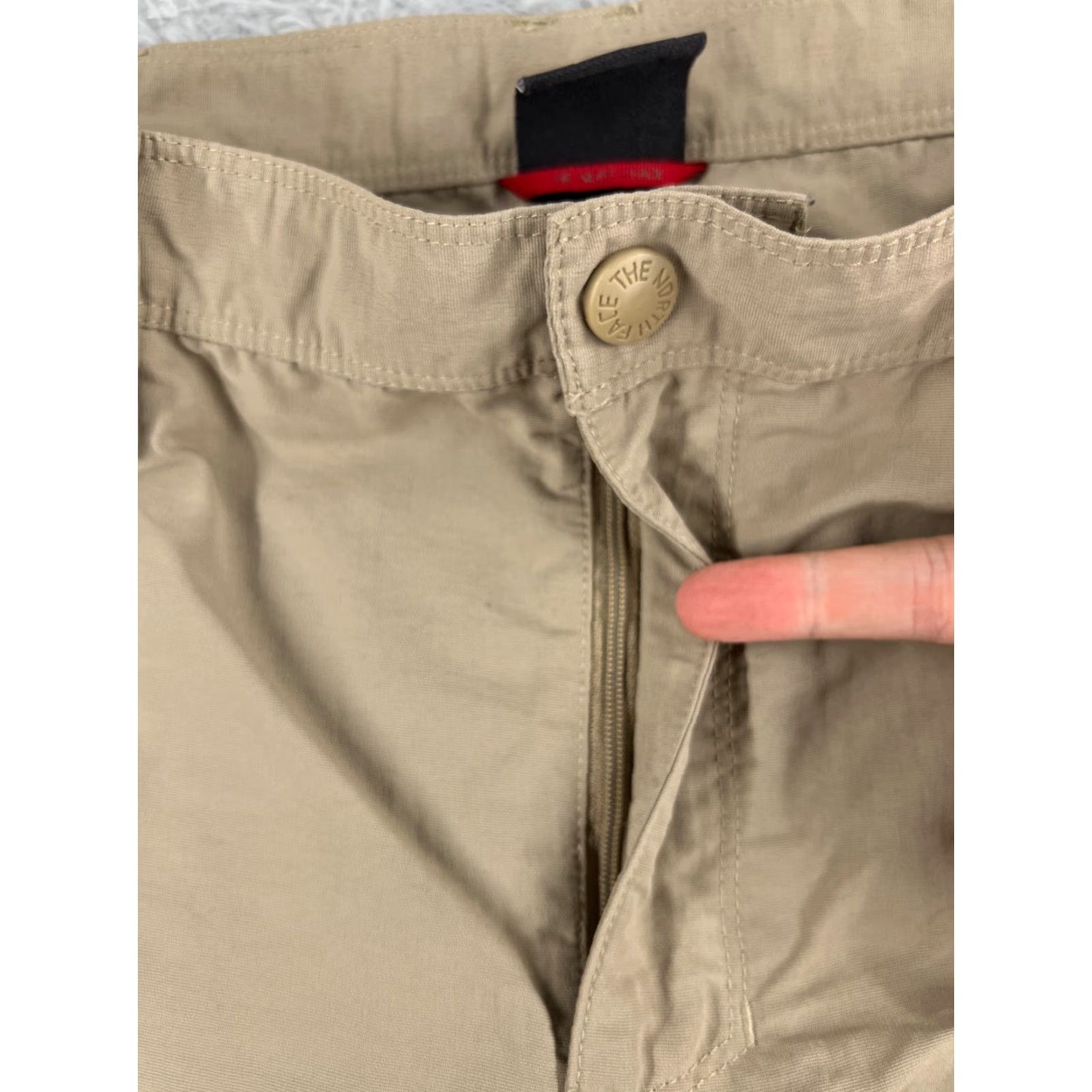 The North Face The North Face Shorts Men Medium Beige Belted Cargo 100% Nylon Hike Camp Fish Size US 31 - 6 Thumbnail