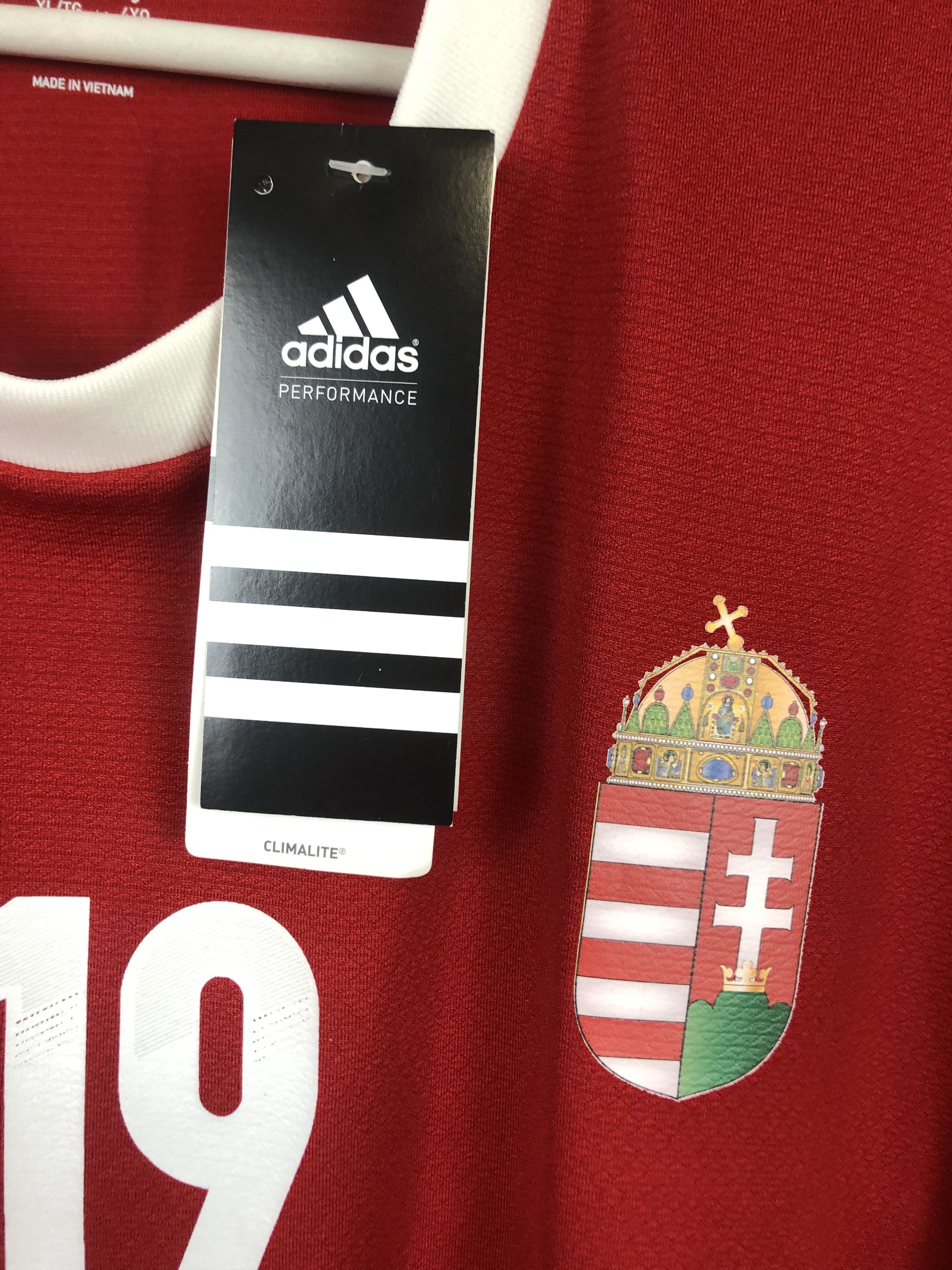 Adidas Hungary football shirt 2012 #19 Koltai Jersey New Rare Size US XL / EU 56 / 4 - 9 Thumbnail