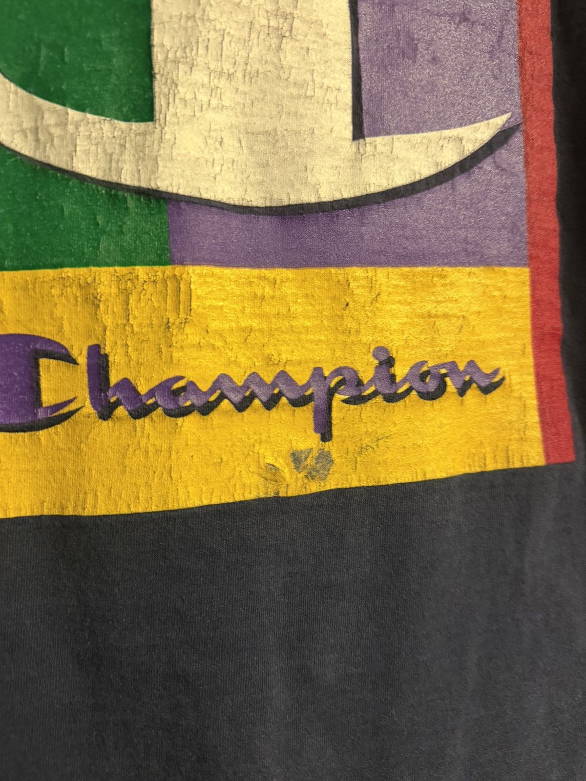 Champion vtg 90s champion double sided logo graphic t shirt medium Size US M / EU 48-50 / 2 - 8 Thumbnail