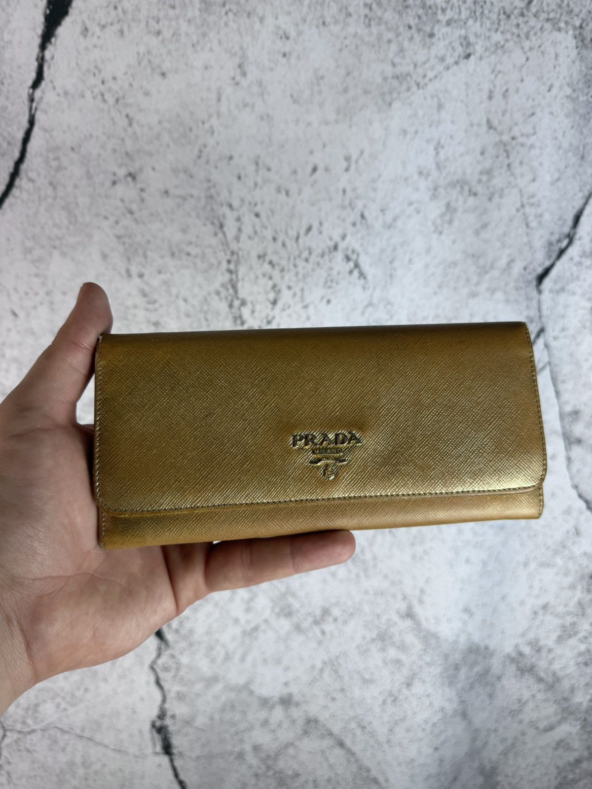 image of Prada Designer Long Wallet, Men's