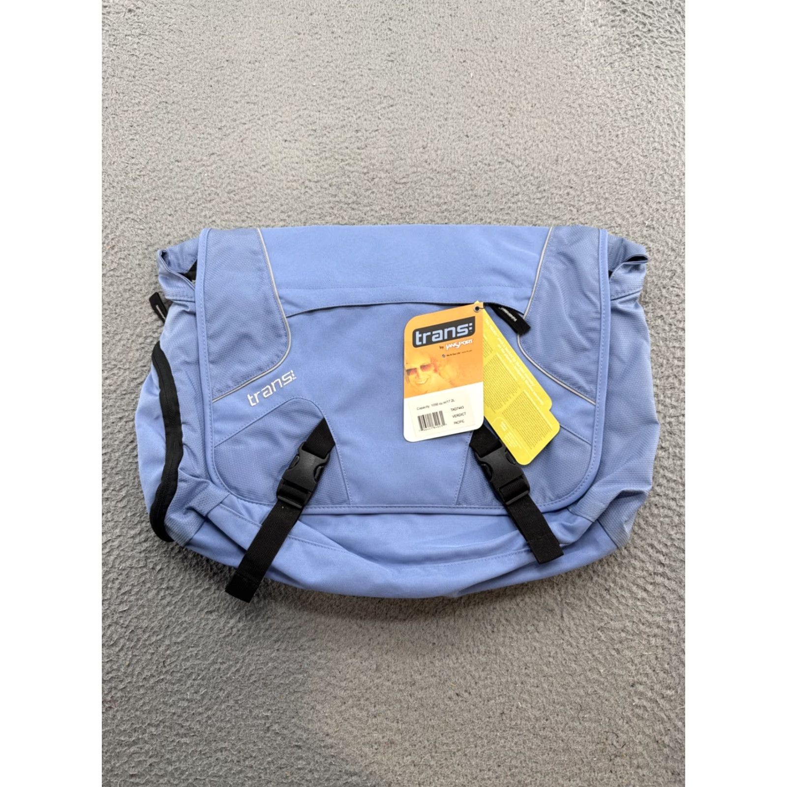 Jansport JanSport Trans TAD7 Verdict Pacific Blue Sling Laptop Tote Bag Unisex Adults Vintage Y2K NEW Bag? Size ONE SIZE - 2 Thumbnail