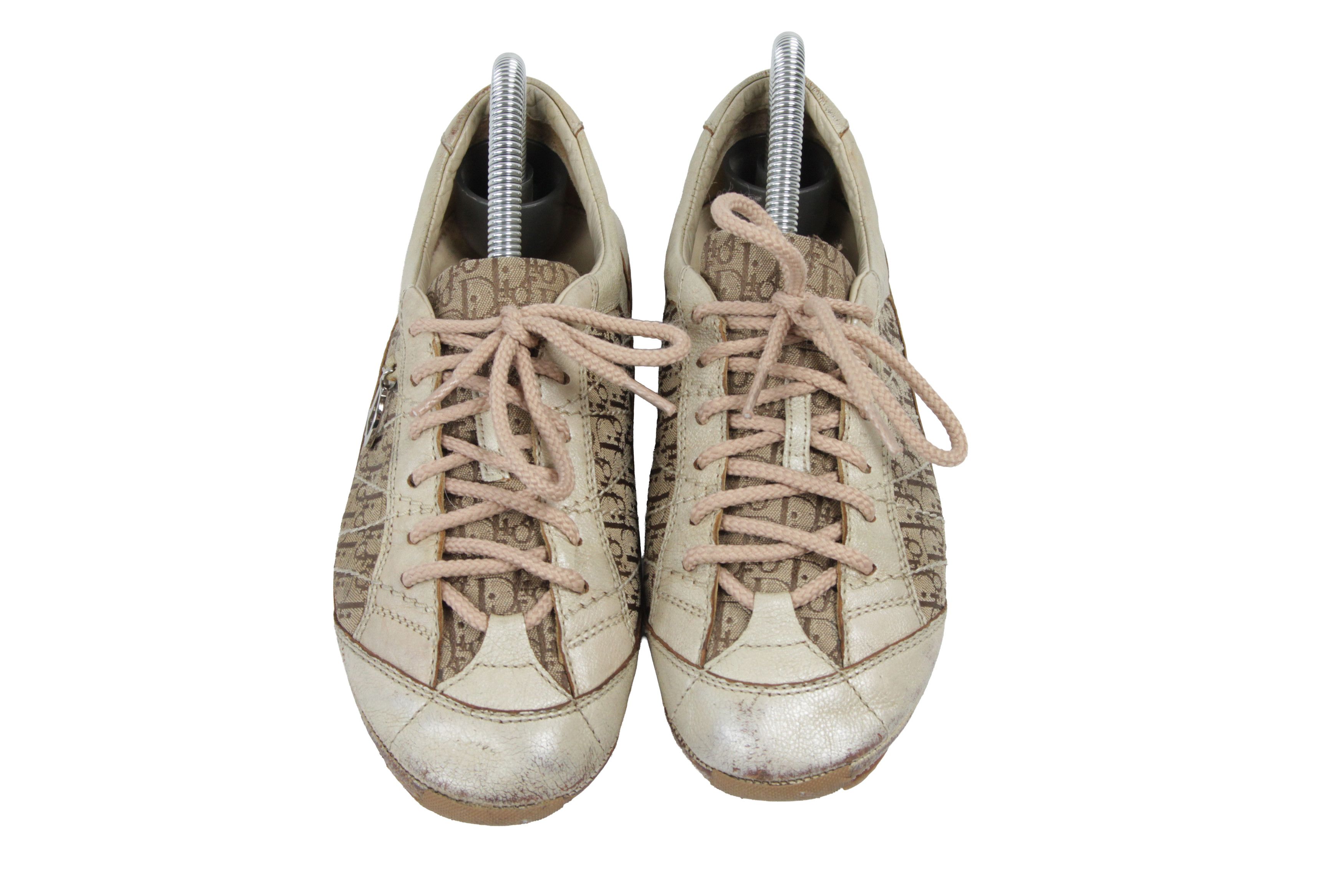Dior 00S Galliano Era Diorissimo Low Sneakers Vintage Size US 8 / IT 38 - 7 Thumbnail